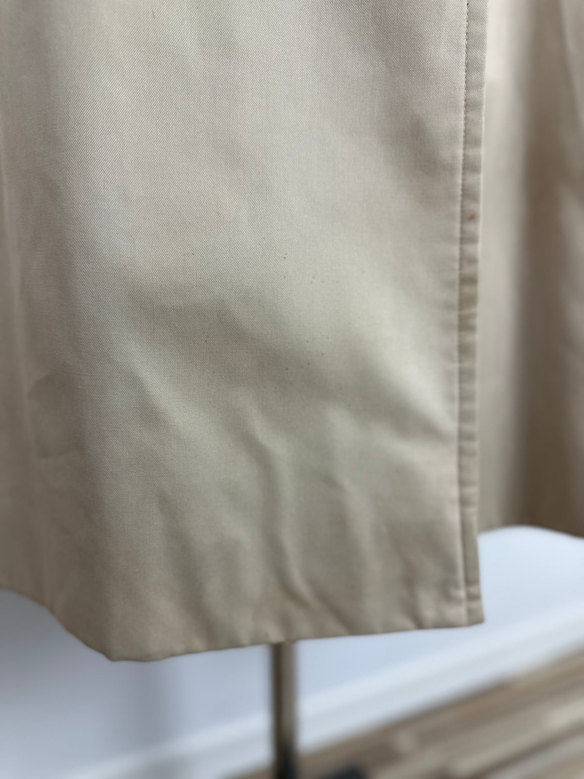 Vintage Burberry Trench Coat Creme Size 56 XL
