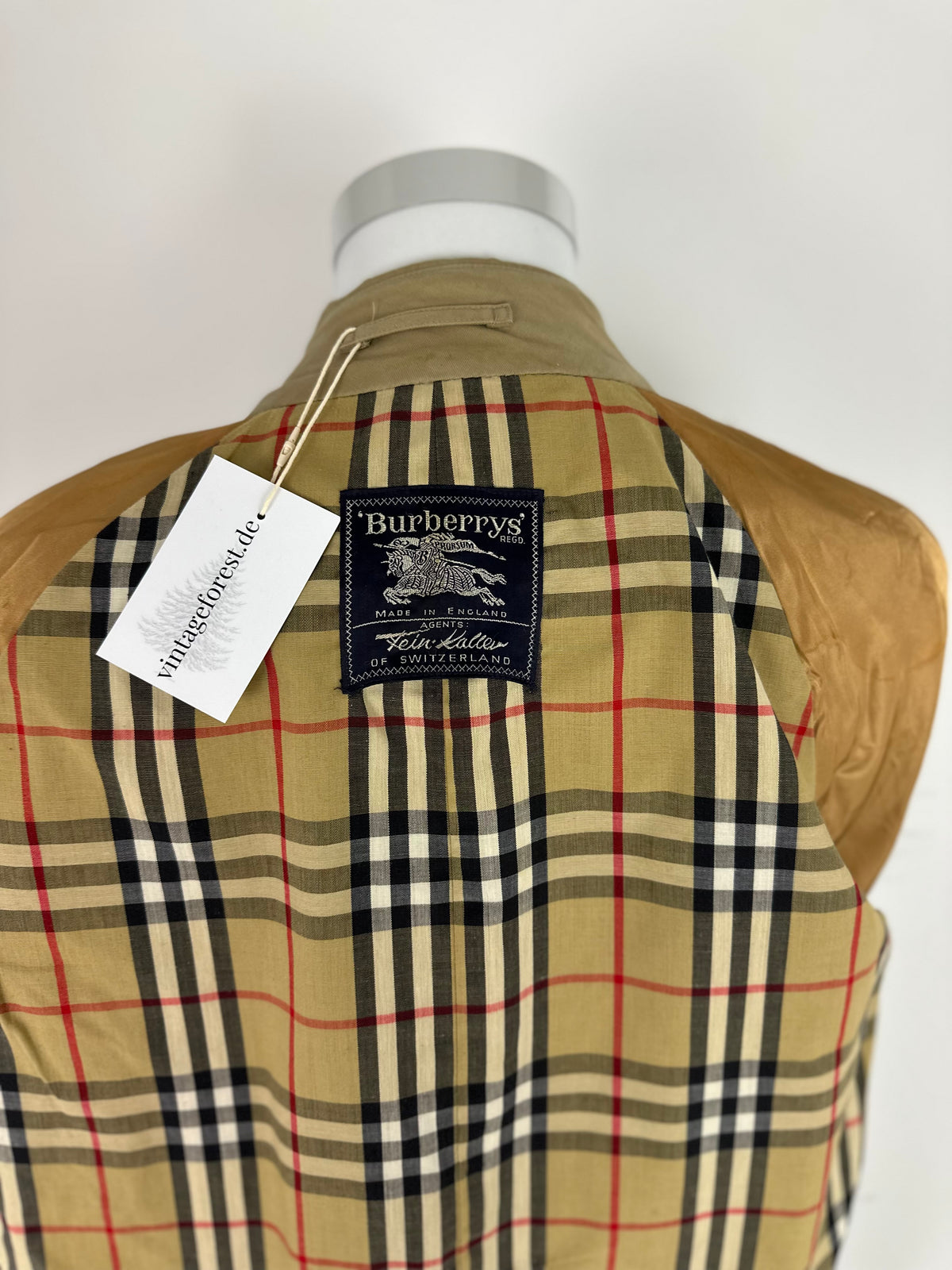 Vintage Burberry Trench Coat Beige Size 50 L