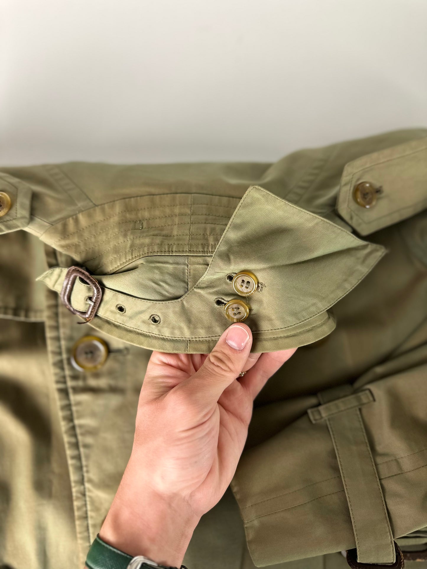 Vintage Burberry Trench Coat Size 46 S