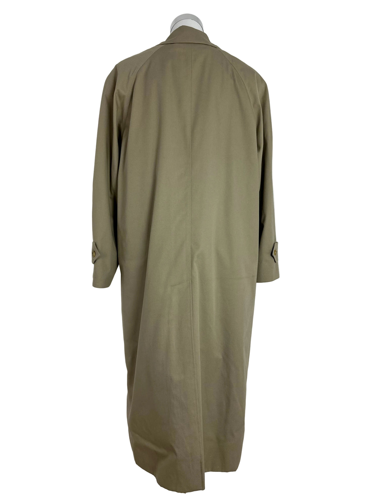 Vintage Burberry Car Coat Beige Size 16 XL With Lining