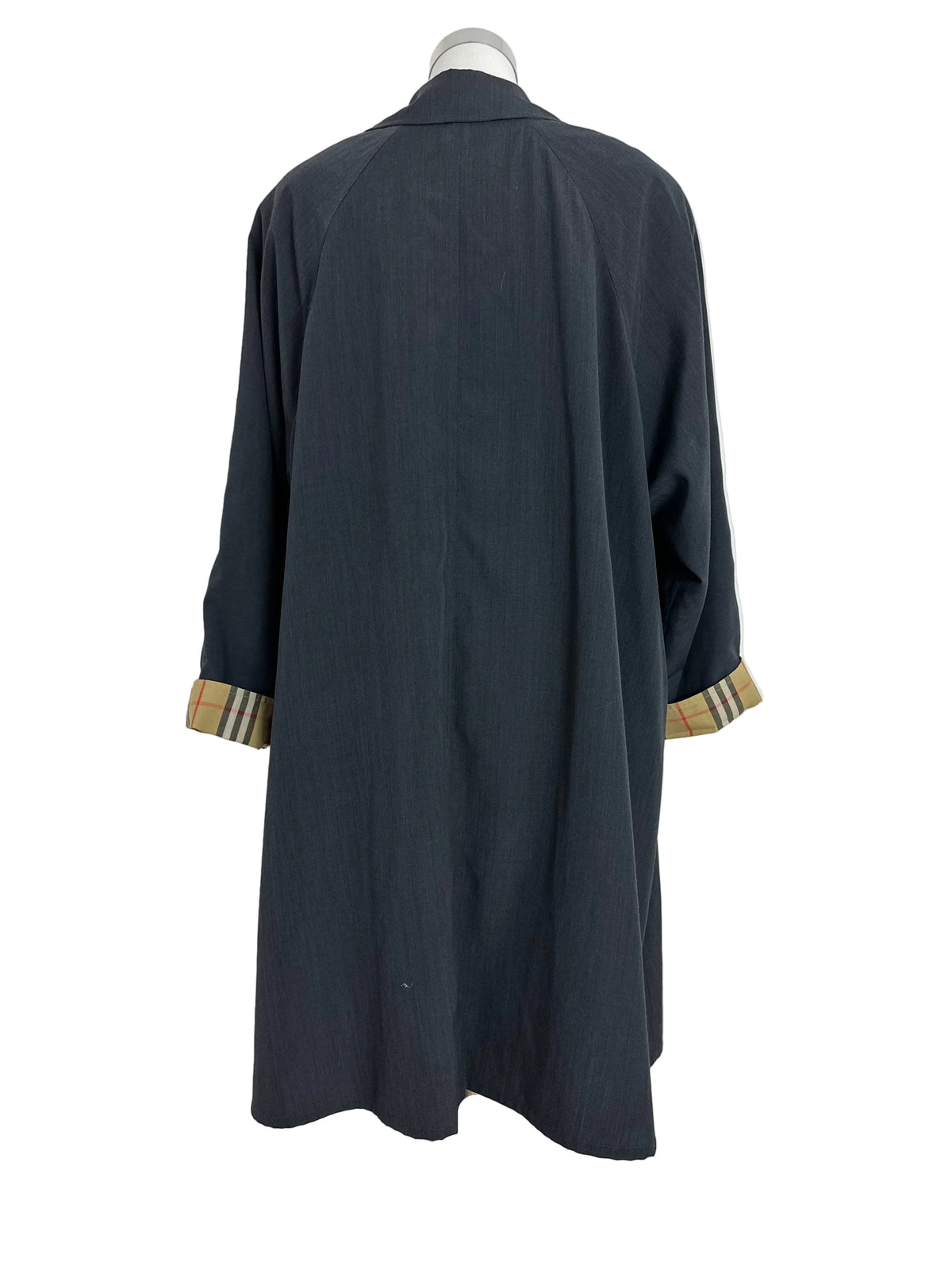 Vintage Burberry Car Coat Black Size 14 L