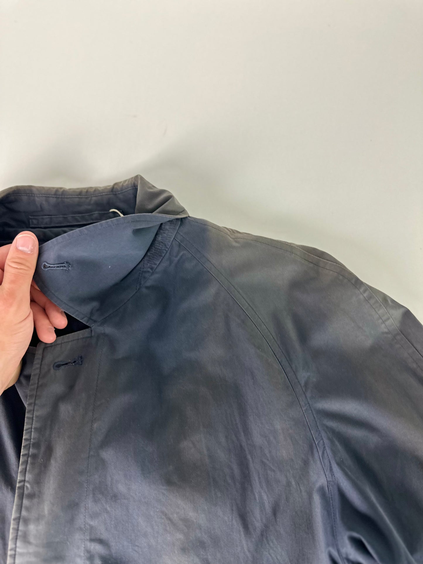 Vintage Burberry Car Coat Size 48 M With Lining