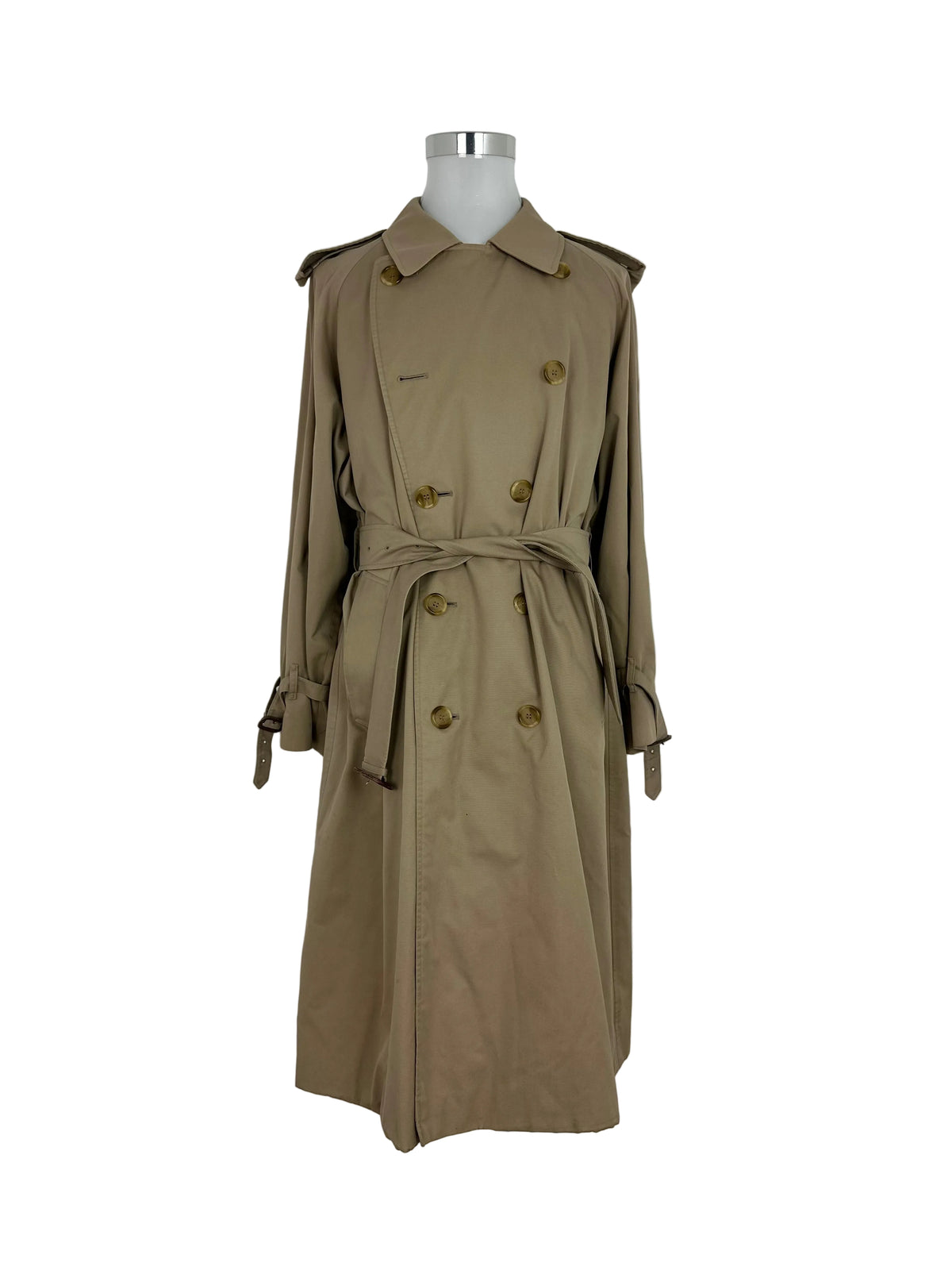 Vintage Burberry Trench Coat Beige Size 56 XL