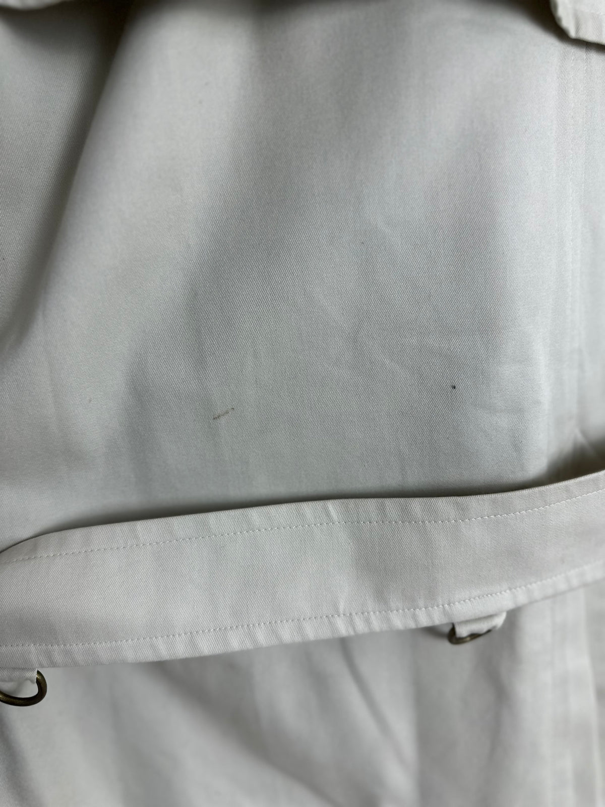 Vintage Burberry Trench Coat Creme Size 58 XXL