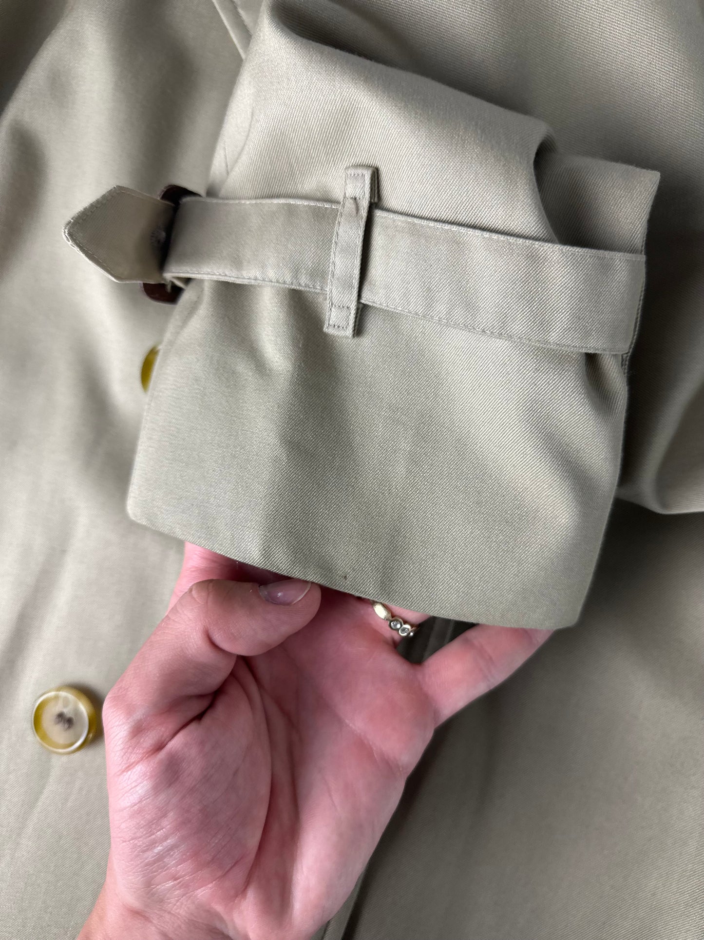 Vintage Burberry Trench Coat Size 14 L