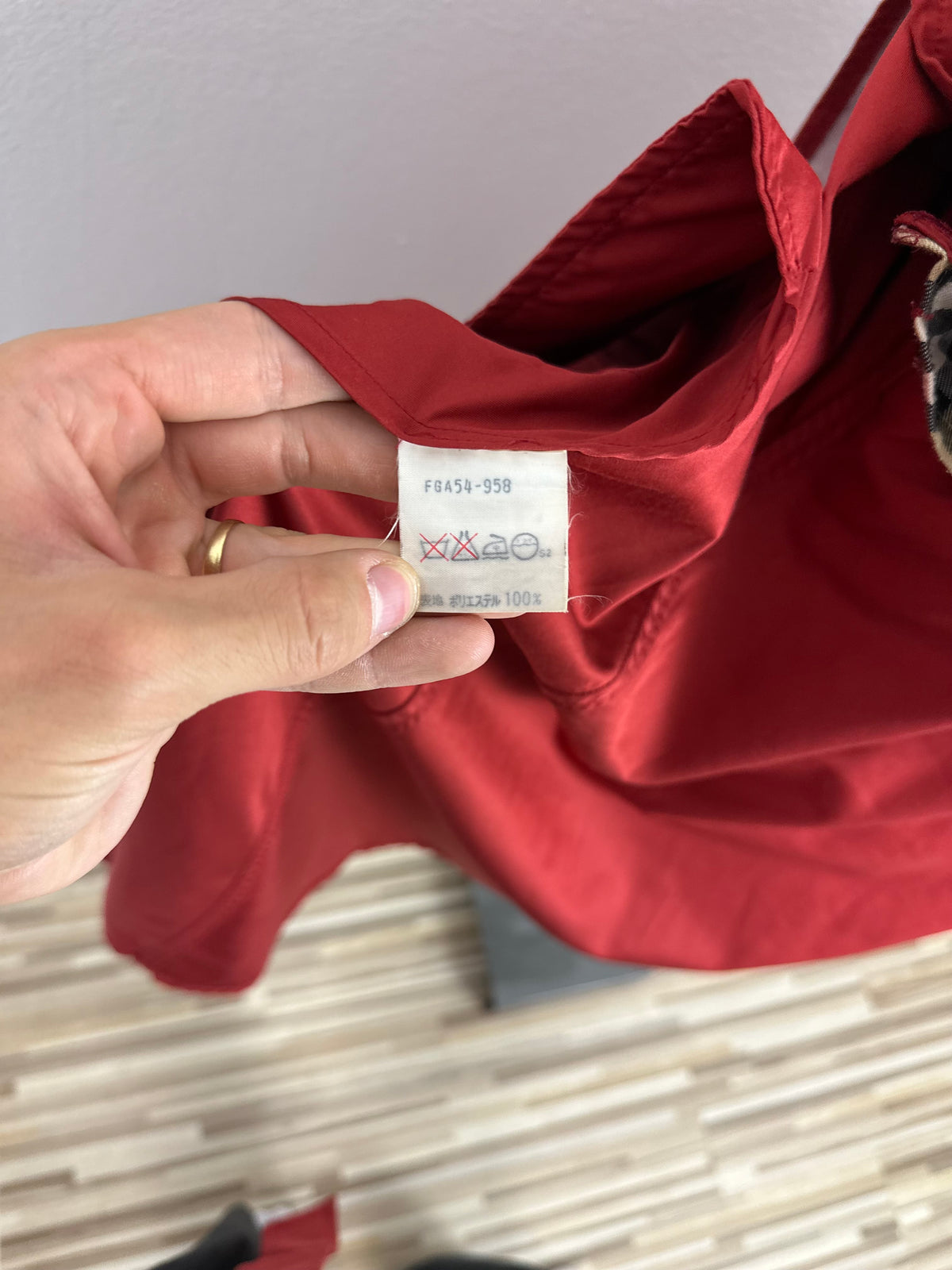 Vintage Burberry Trench Coat Red Size 14 L