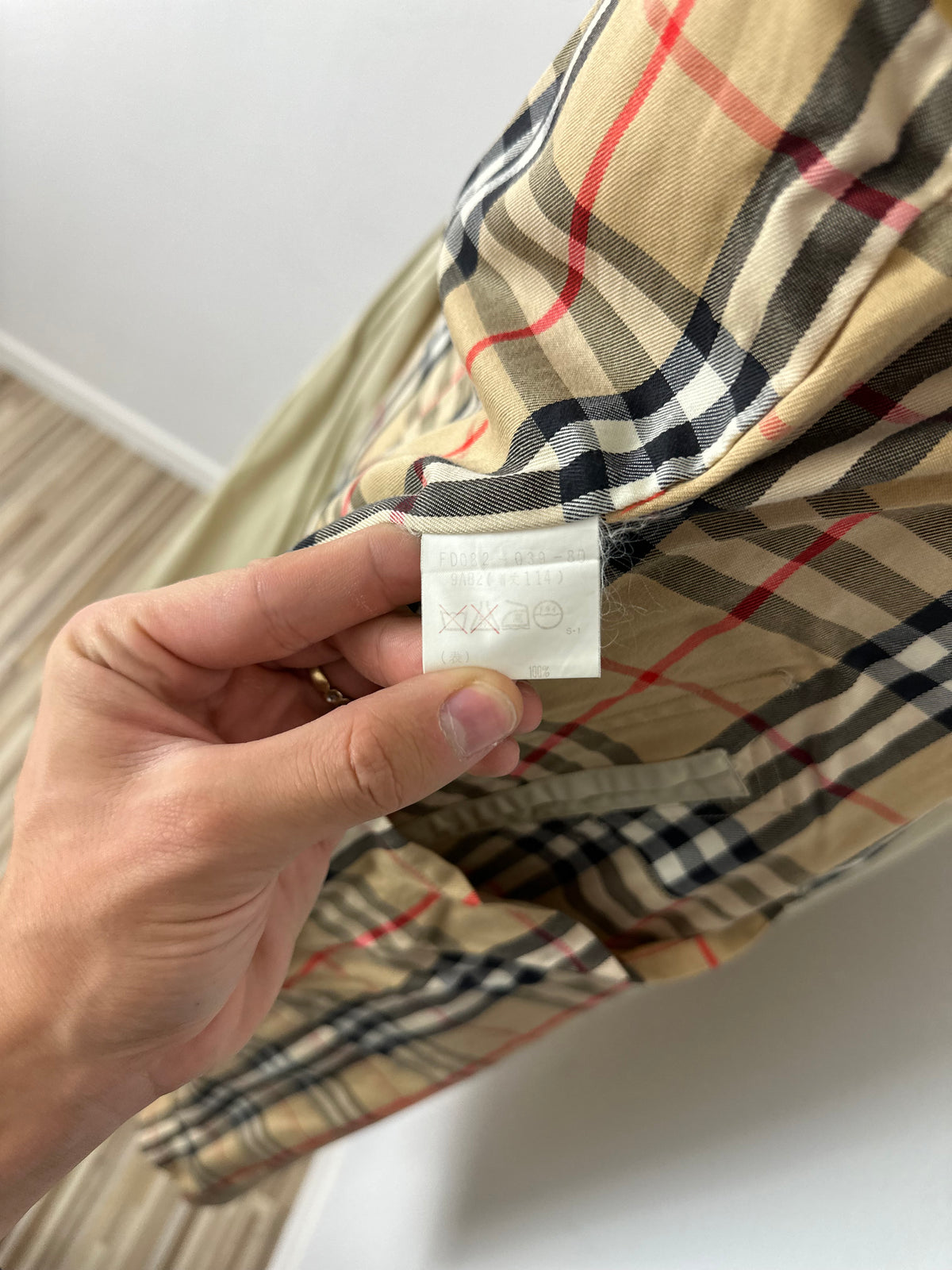 Vintage Burberry Trench Coat Creme Size 10 S