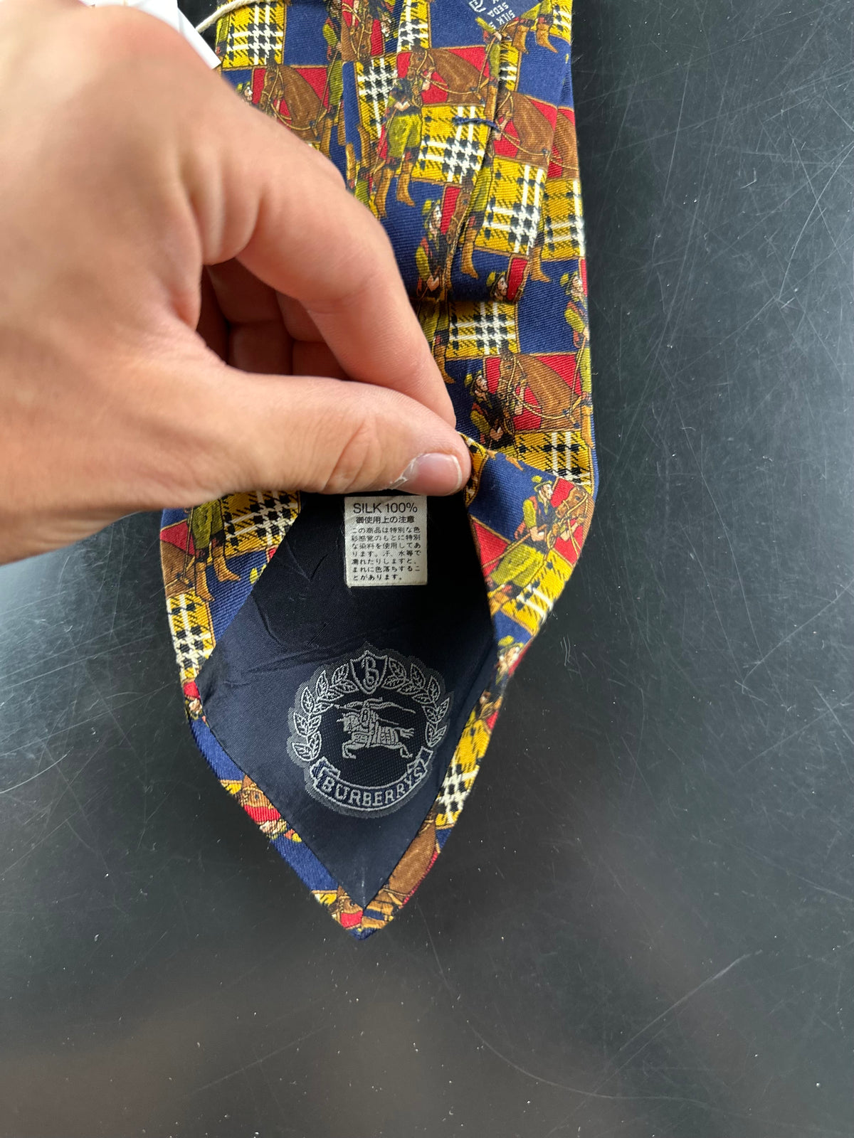 Vintage Burberry Silk Tie