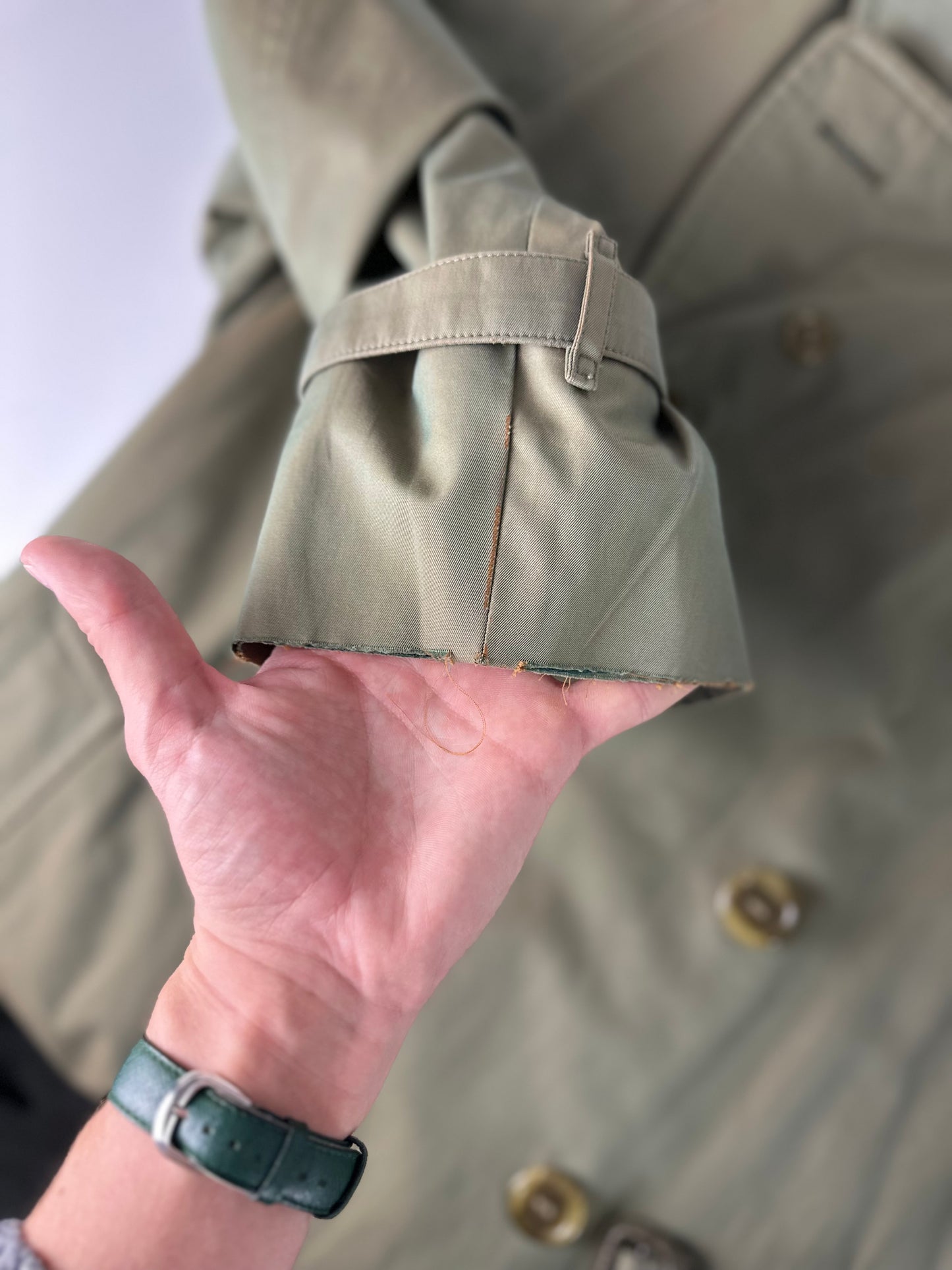 Vintage Burberry Trench Coat Size 50 L