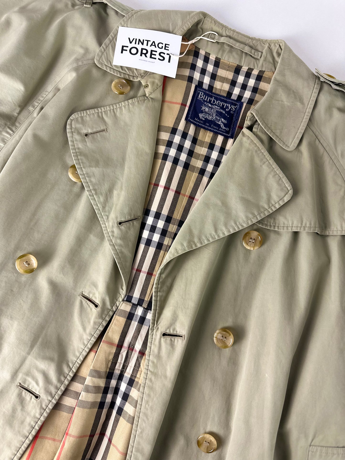 Vintage Burberry Trench Coat Size 14 L
