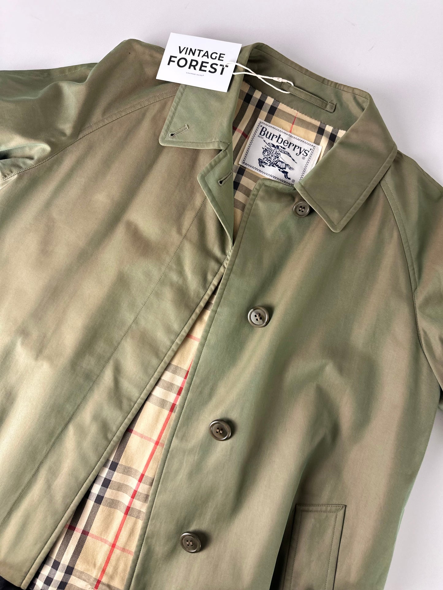 Vintage Burberry Trench Coat Size 10 S