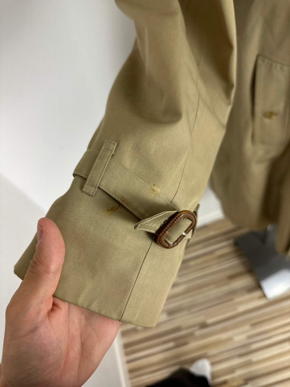 Vintage Burberry Trench Coat Beige Size 50 L