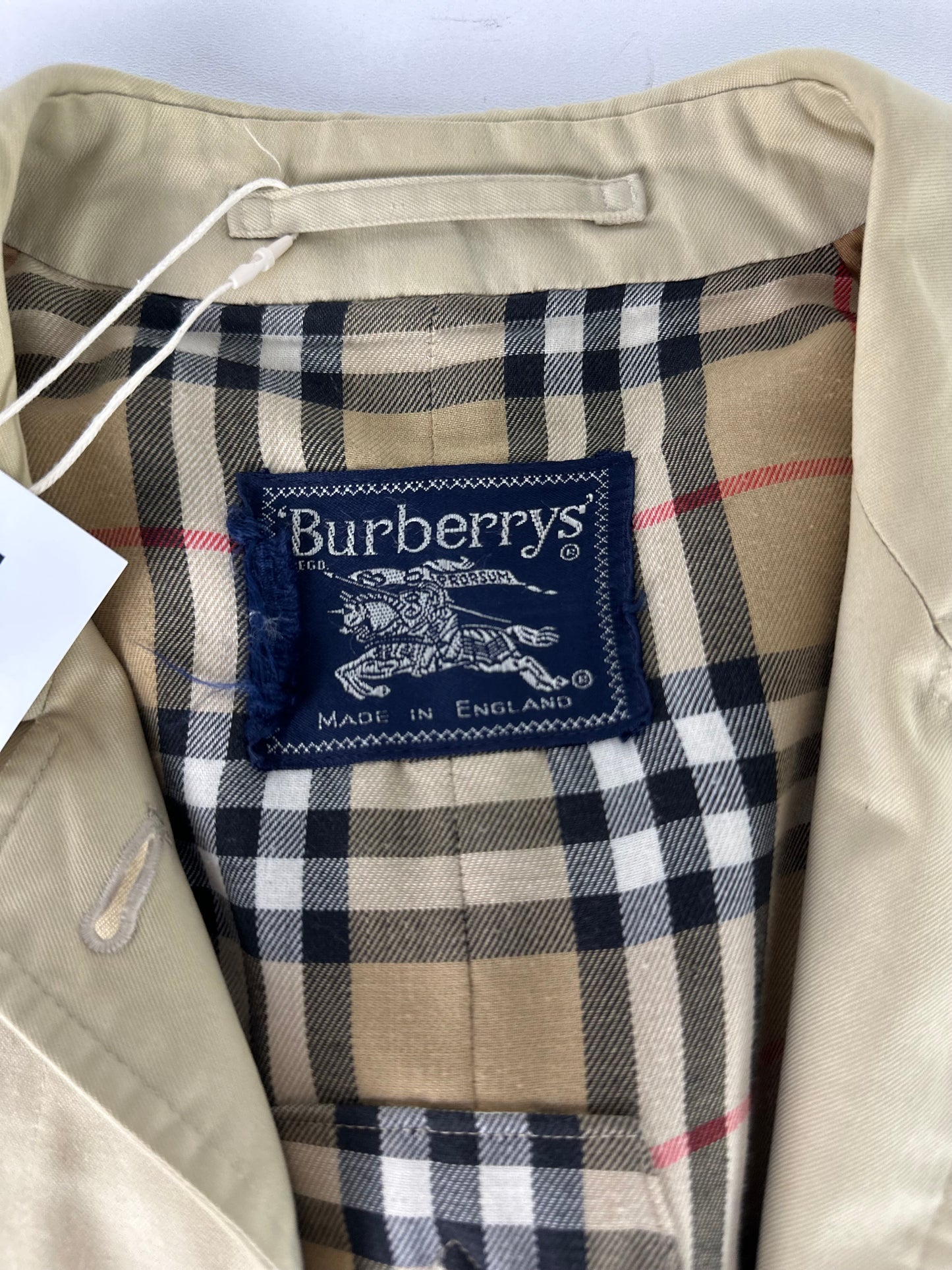 Vintage Burberry Car Coat Size 12 M