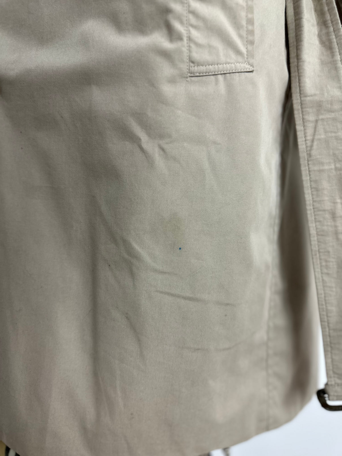 Vintage Burberry Trench Coat Beige Size 16 XL