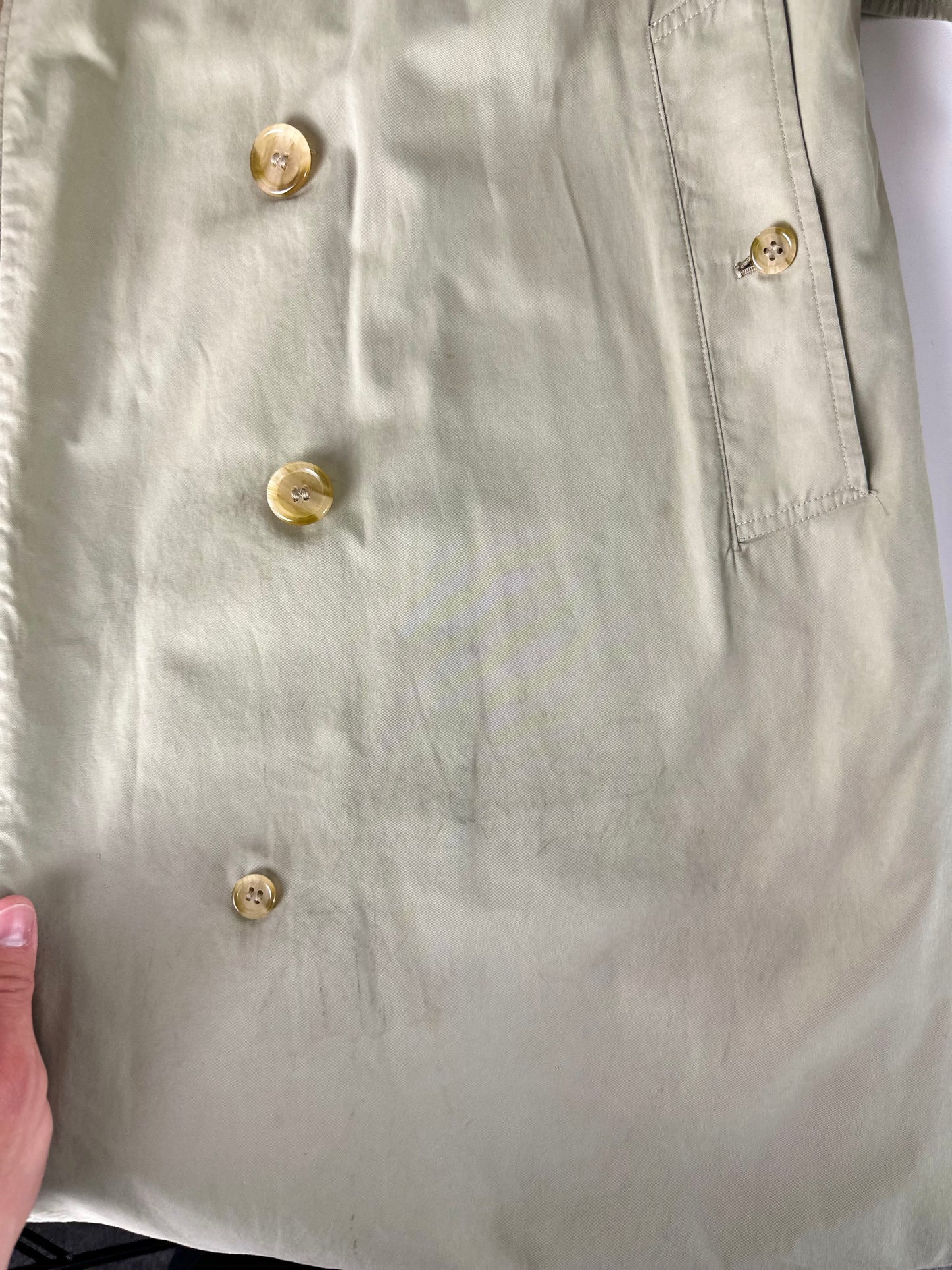Vintage Burberry Trench Coat Size 14 L