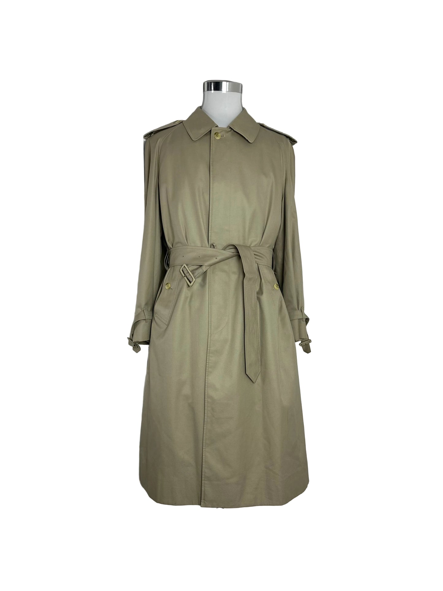Vintage Burberry Trench Coat Size 50 L With Lining