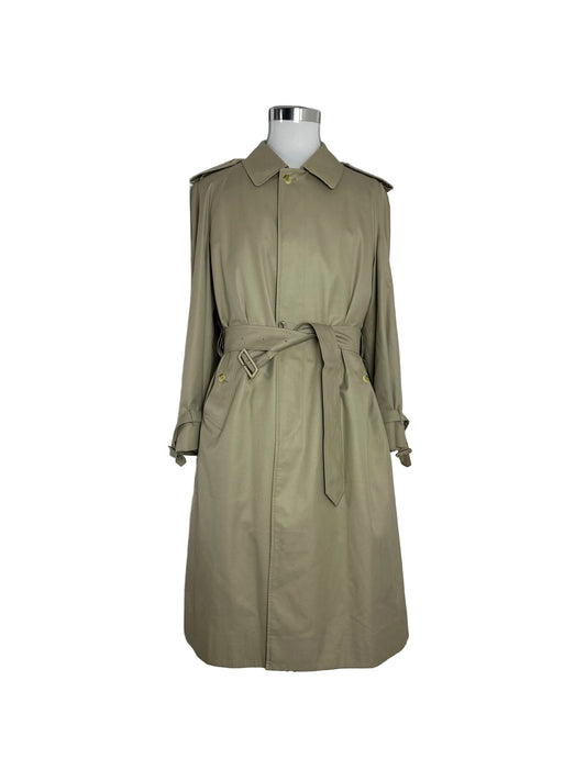 Vintage Burberry Trench Coat Size 50 L With Lining