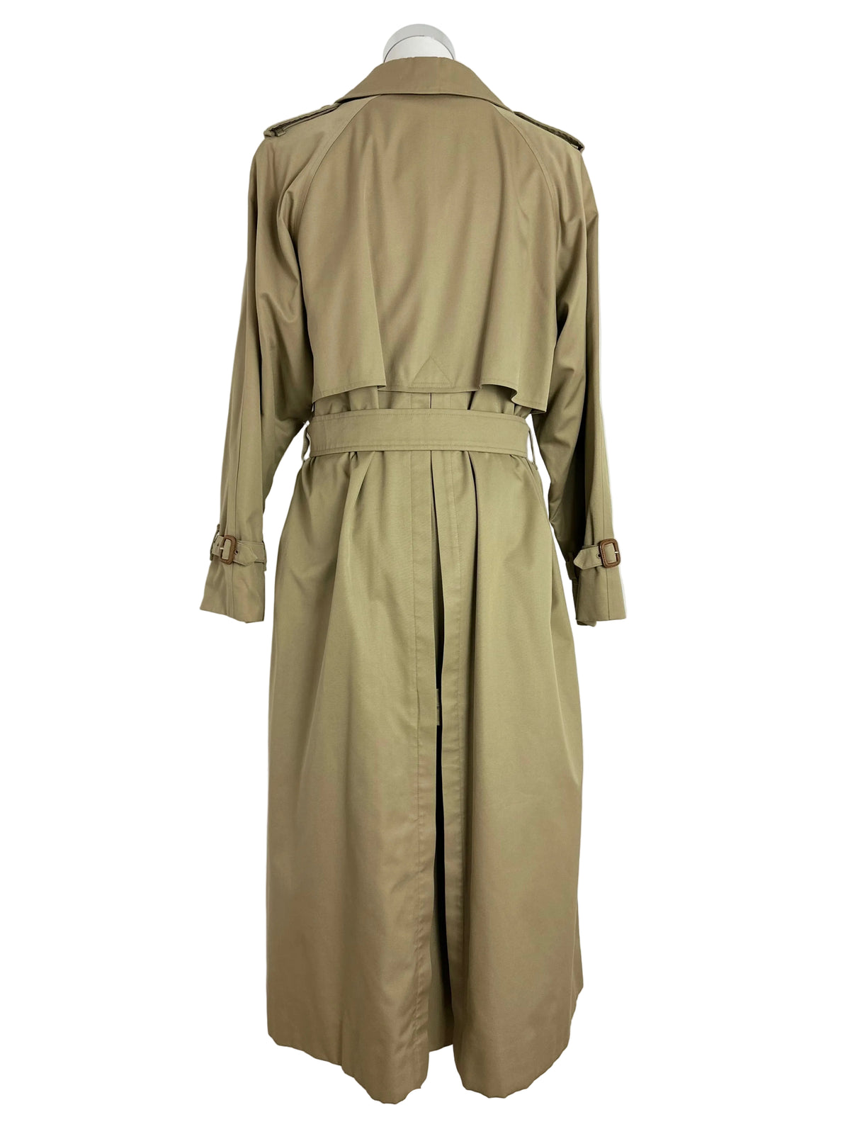 Vintage Burberry Trench Coat Beige Size 16 XL