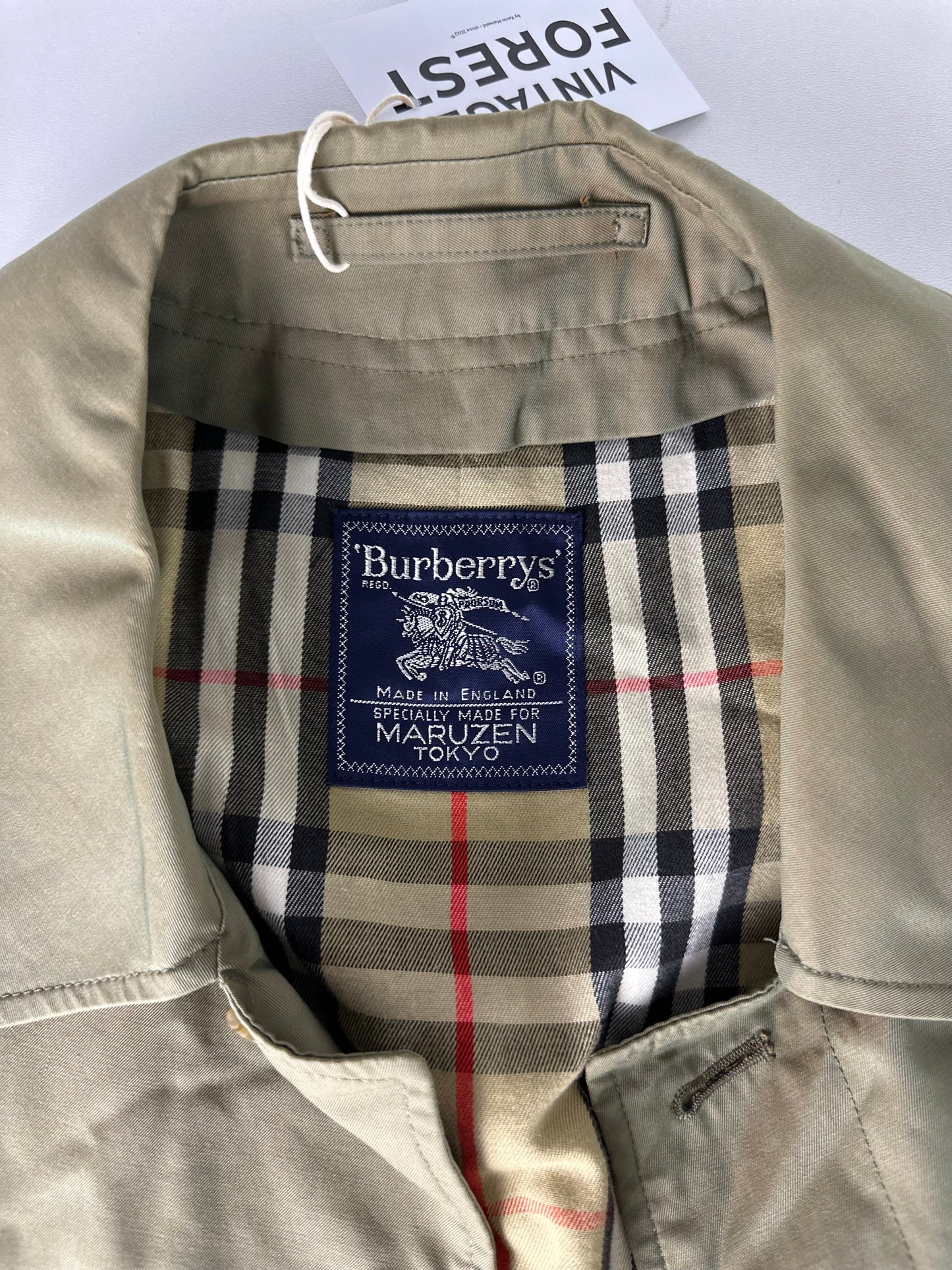 Vintage Burberry Car Coat Size 48 M
