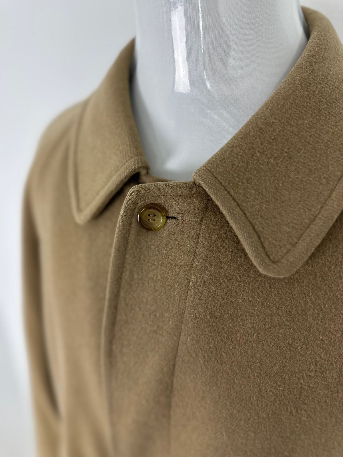 Vintage Burberry Wool Coat Brown Size 48 M