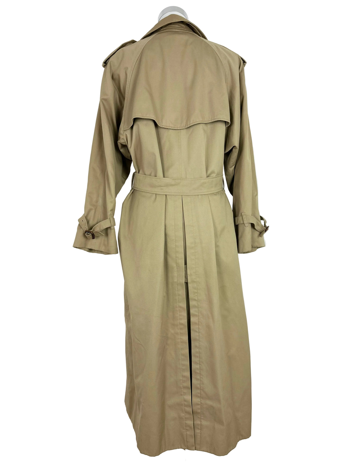 Vintage Burberry Trench Coat Beige Size 12 M