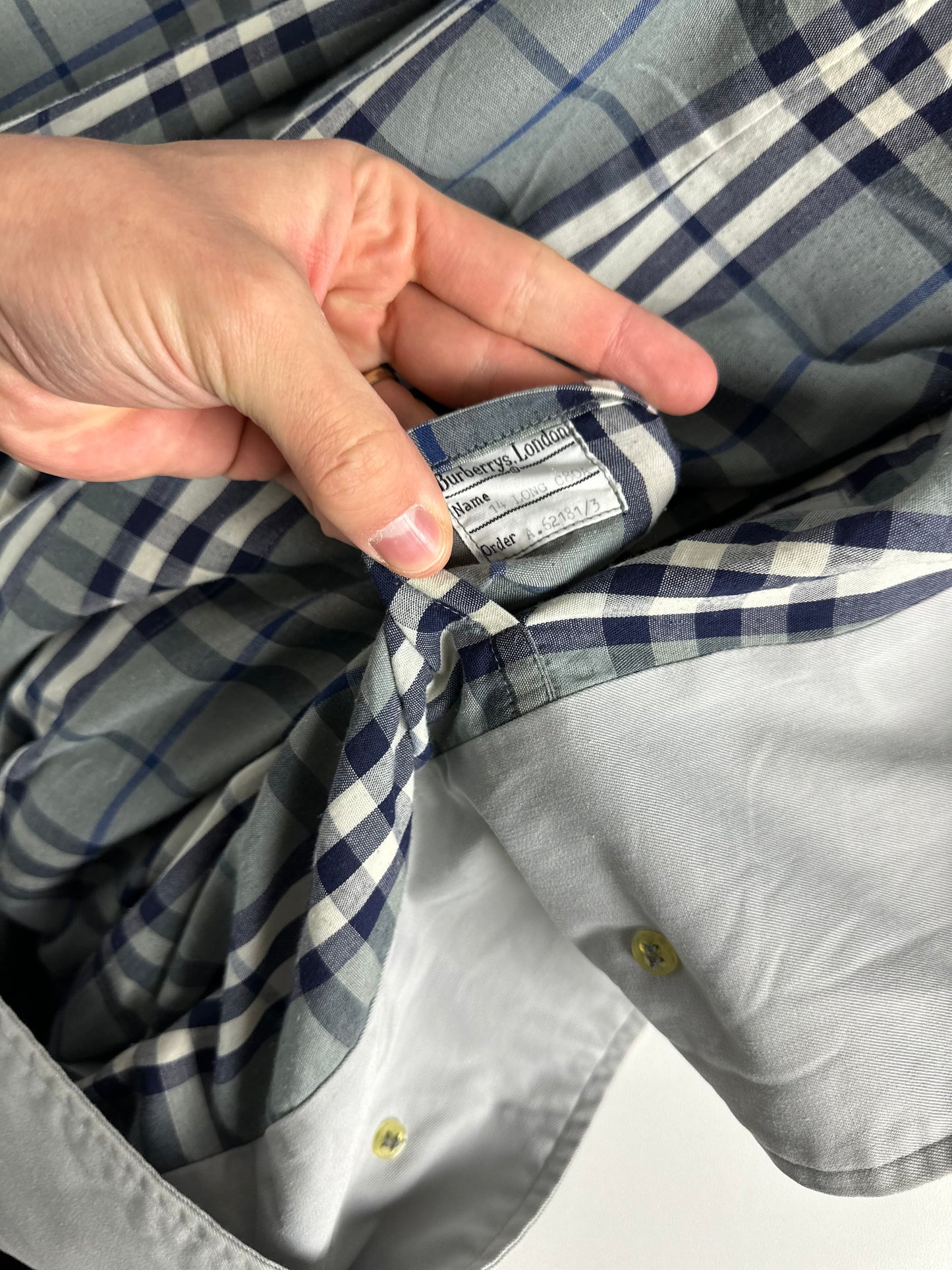 Vintage Burberry Car Coat Grey Size 14 L
