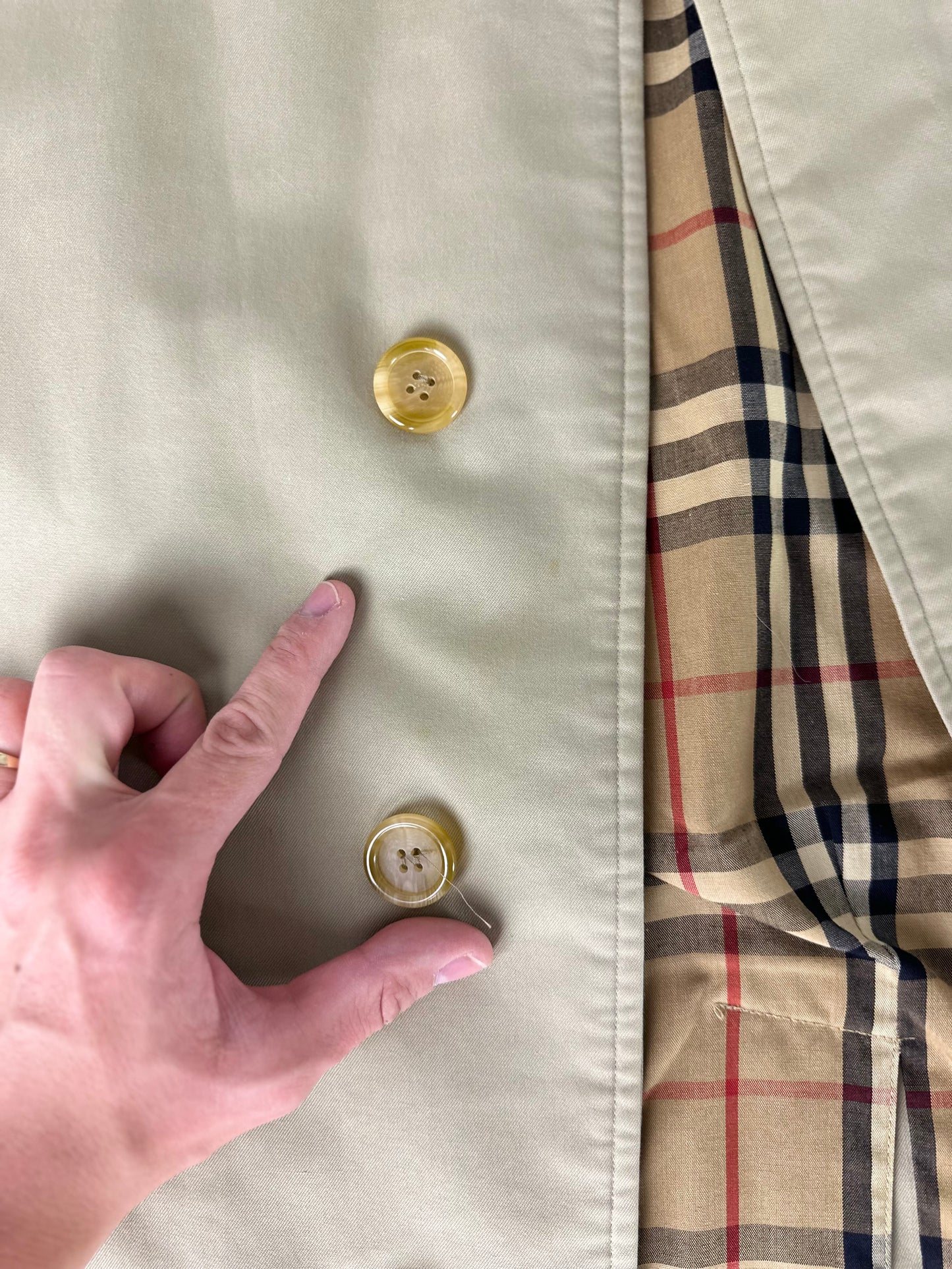 Vintage Burberry Car Coat Size 50 L