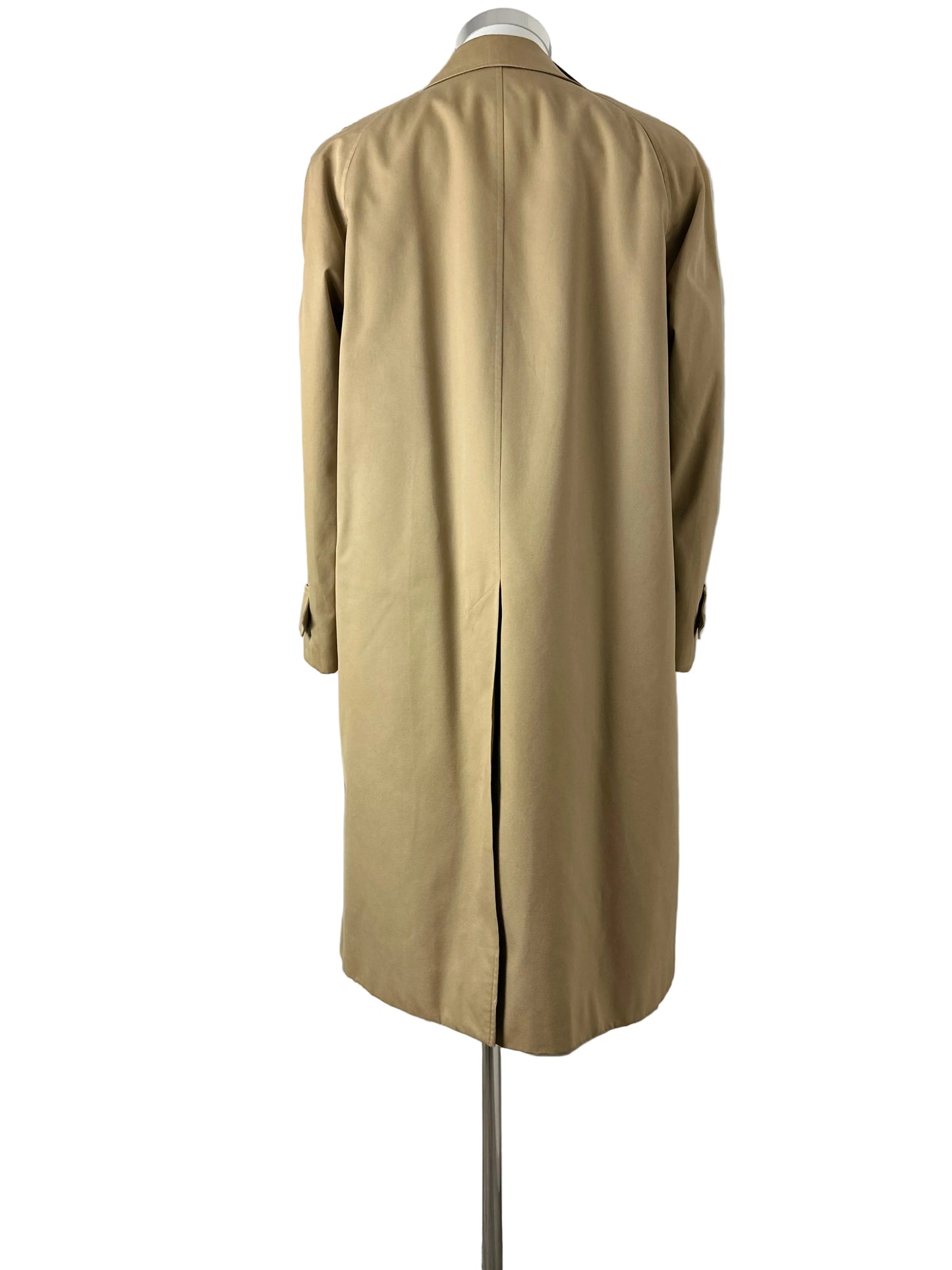 Vintage Burberry Car Coat Beige Size 48 M With Lining
