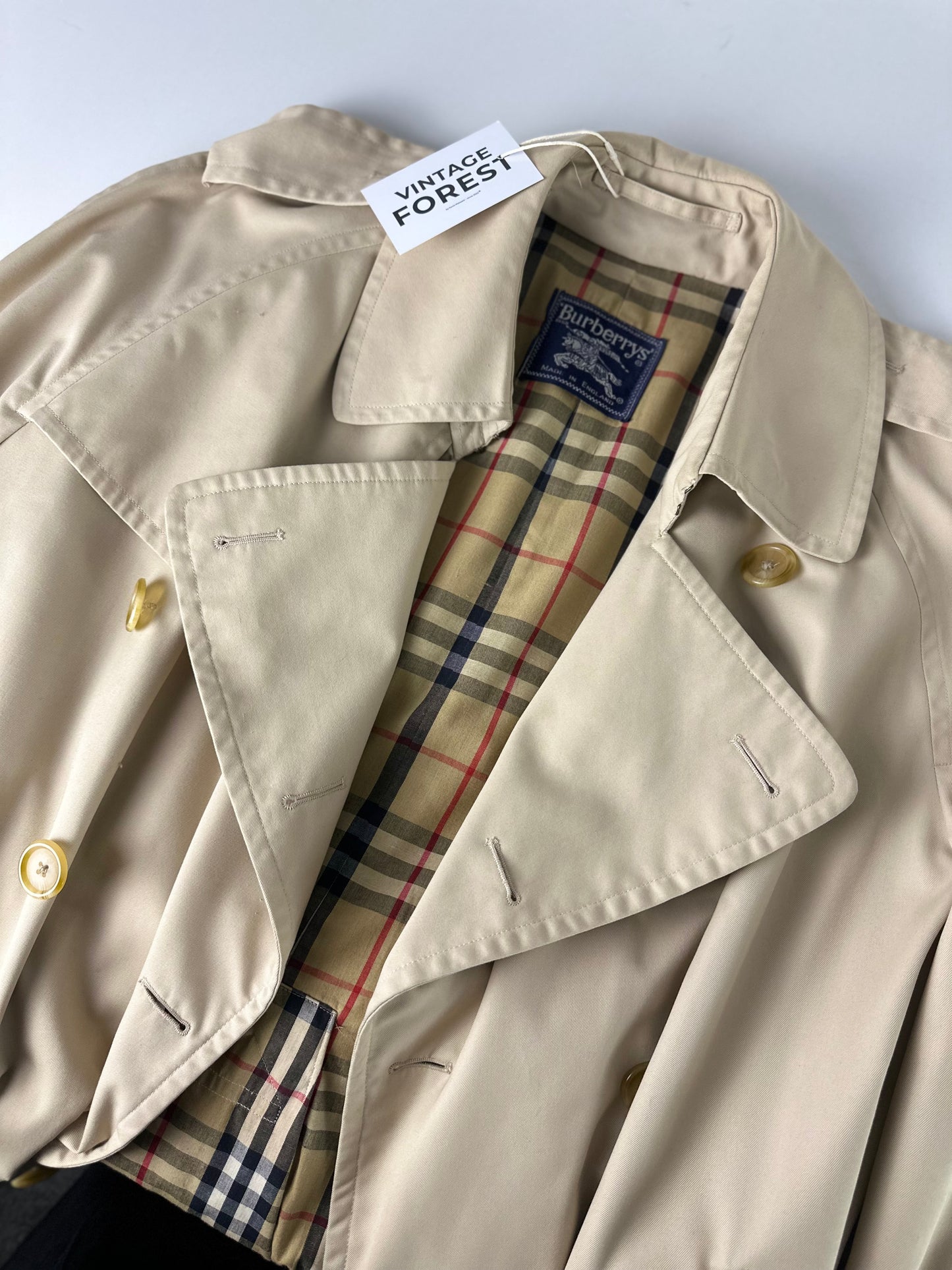 Vintage Burberry Trench Coat Size 56 XL