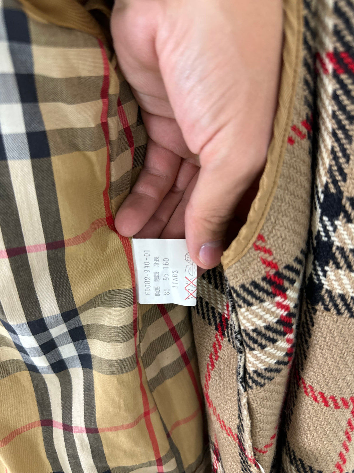 Vintage Burberry Trench Coat Creme Size 10 S With Lining