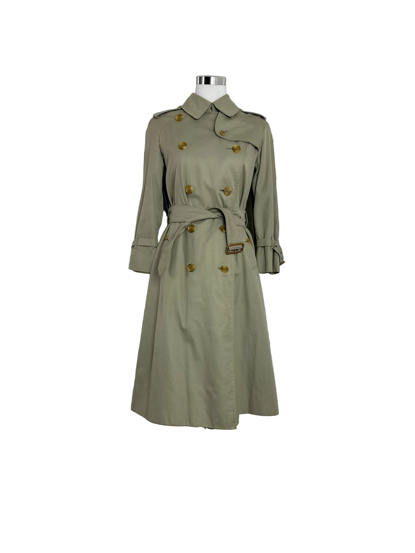 Vintage Burberry Trench Coat Size 6 XXS