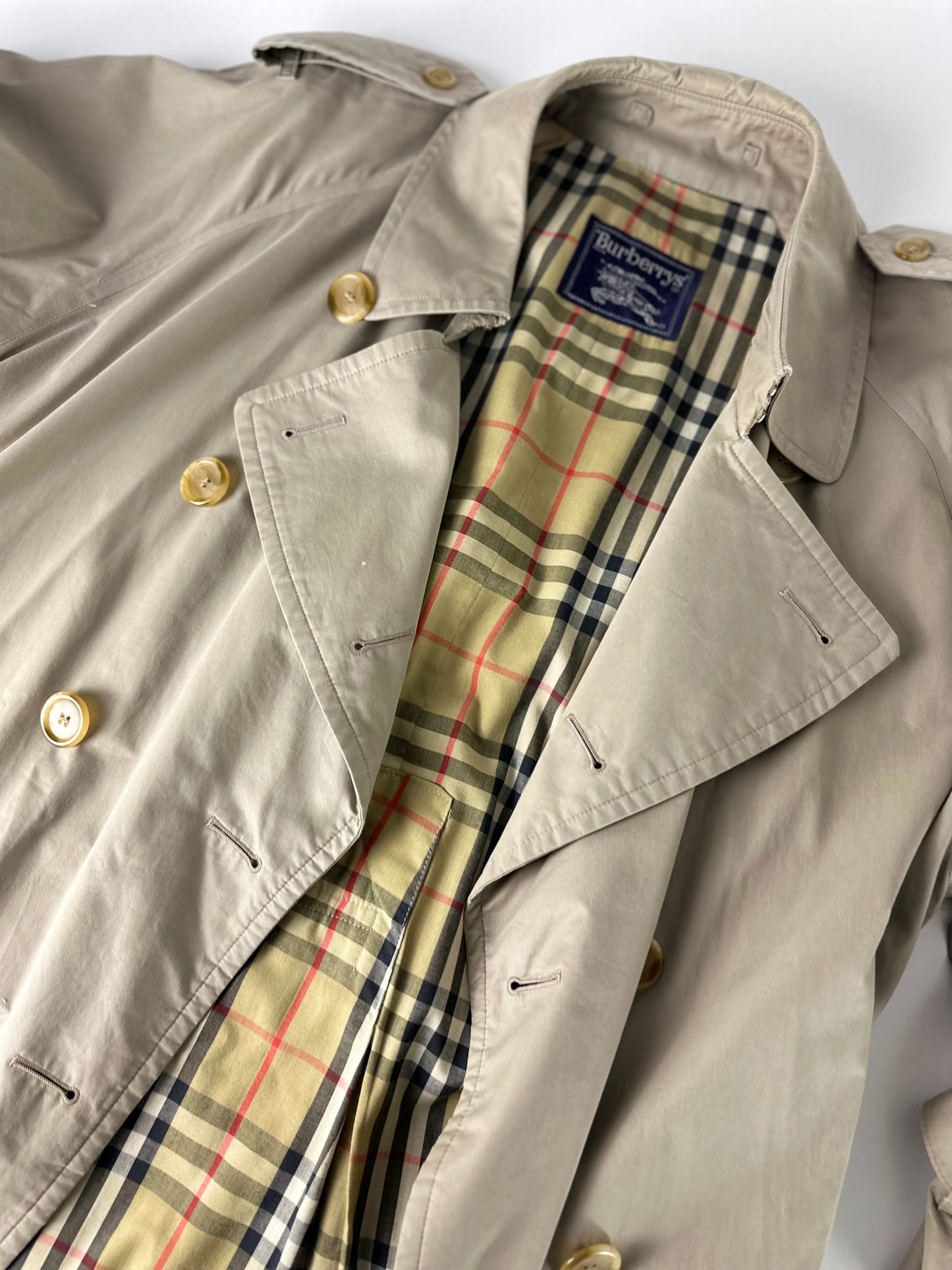 Vintage Burberry Trench Coat Size 52 L