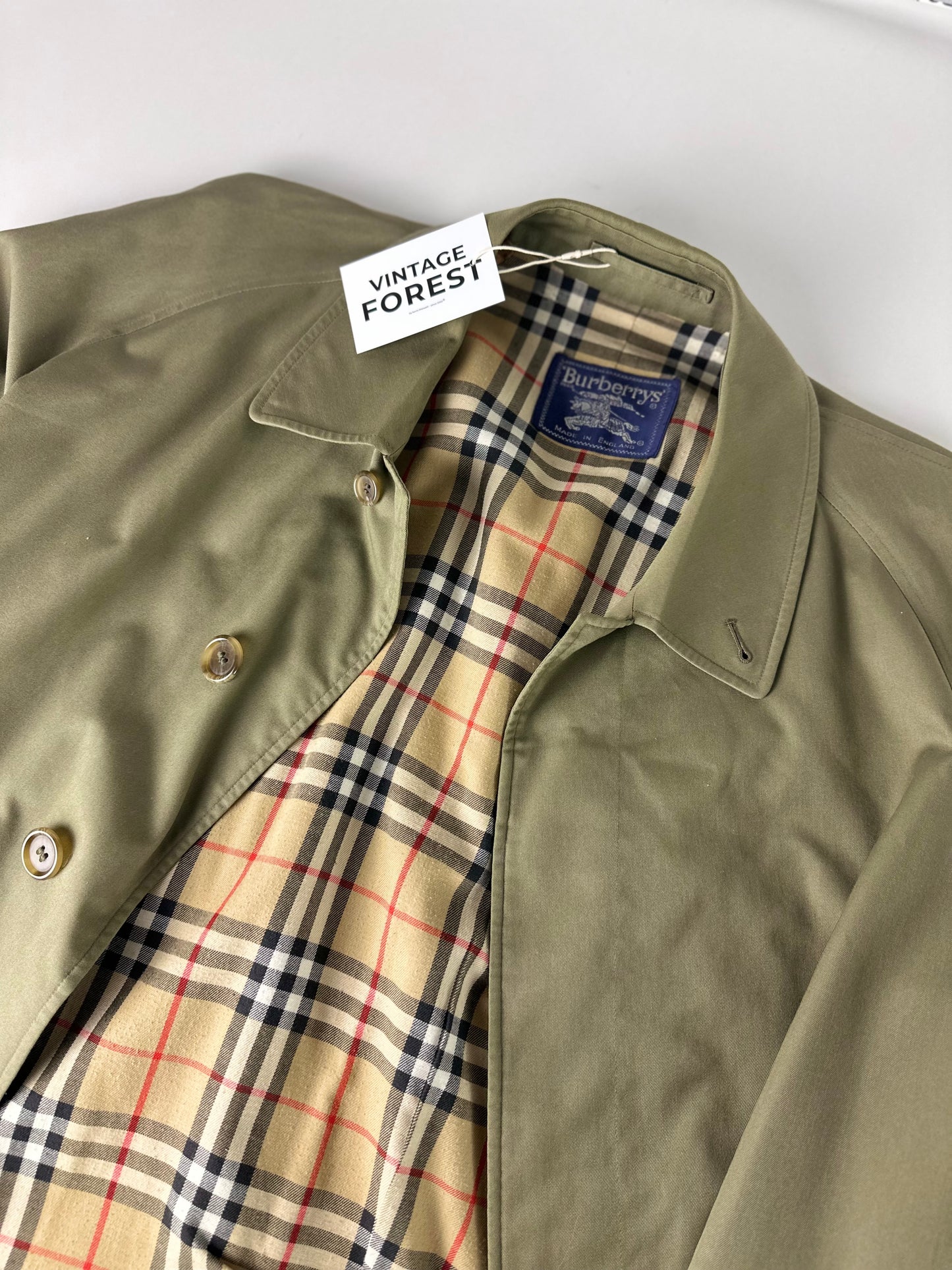 Vintage Burberry Car Coat Size 52 L