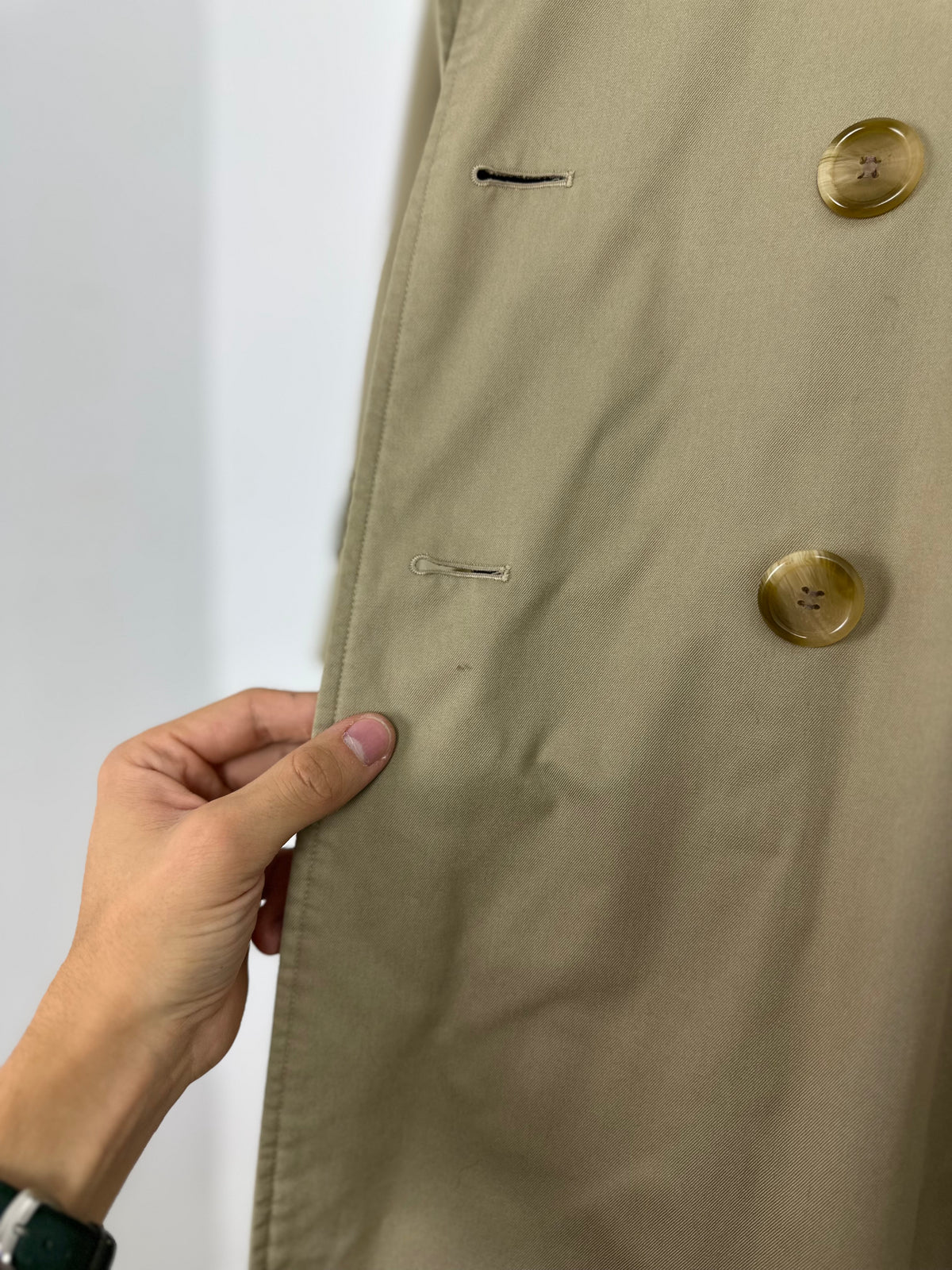 Vintage Burberry Trench Coat Beige Size 52 L