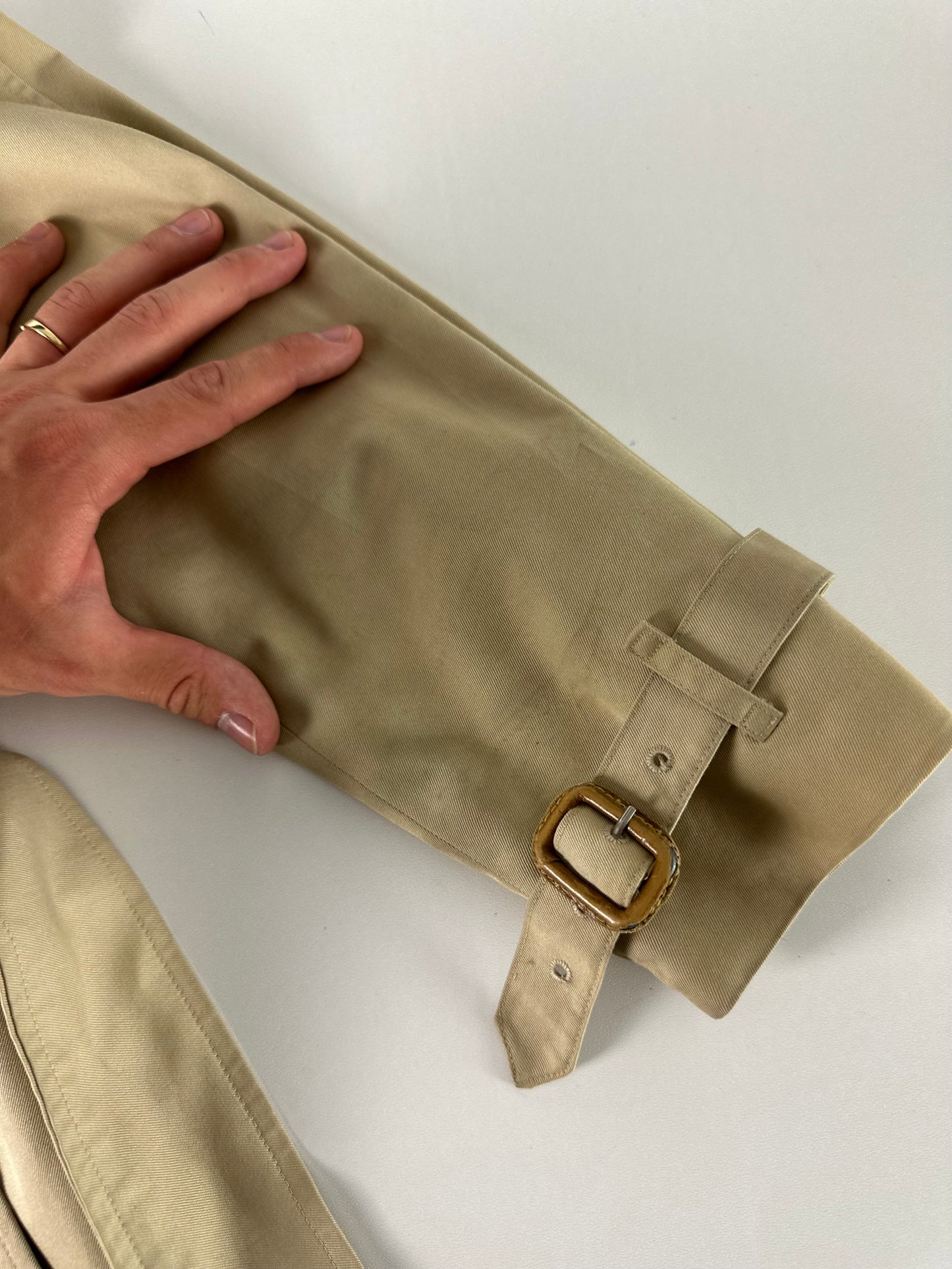 Vintage Burberry Trench Coat Size 8 XS