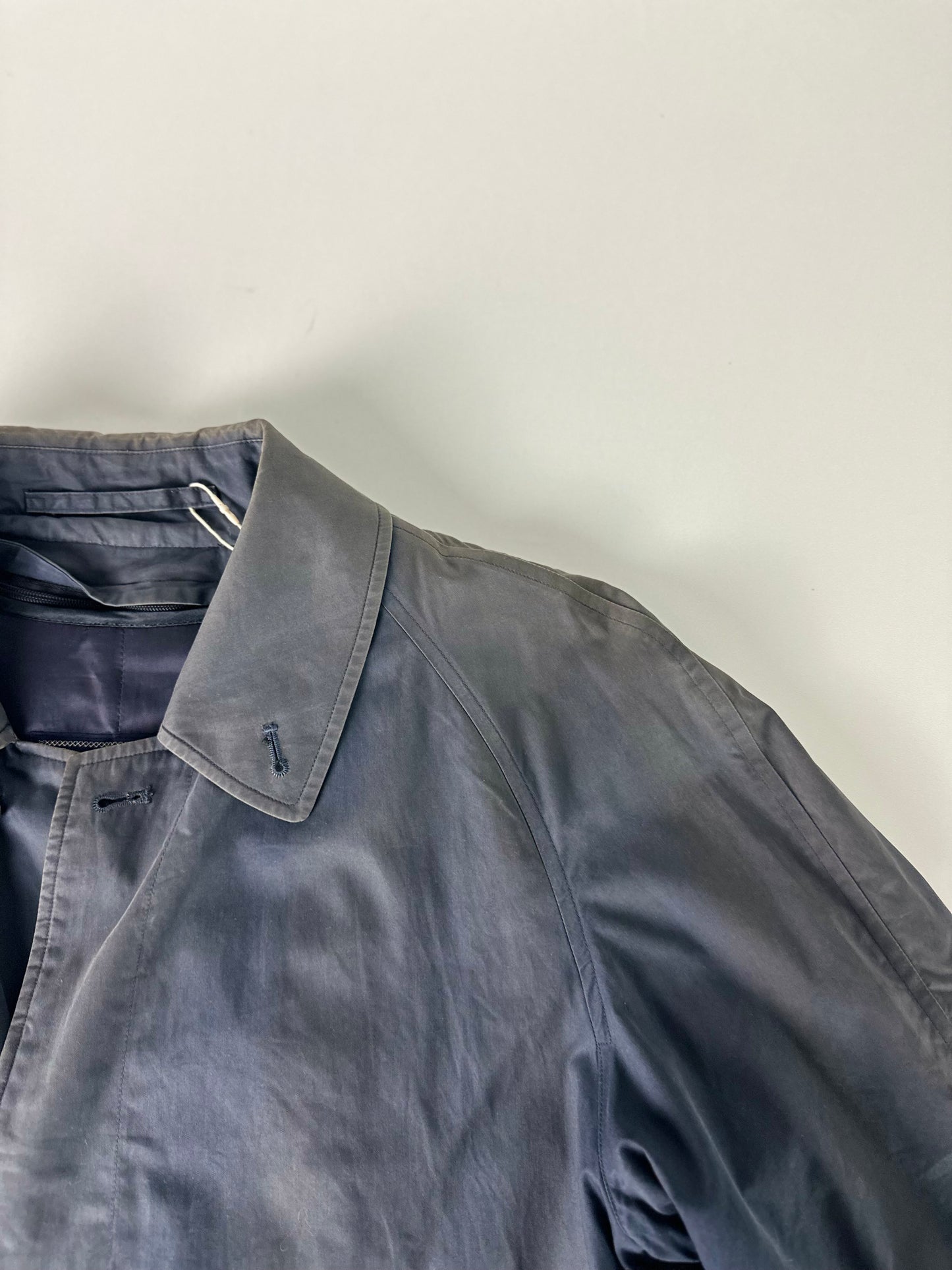 Vintage Burberry Car Coat Size 48 M With Lining