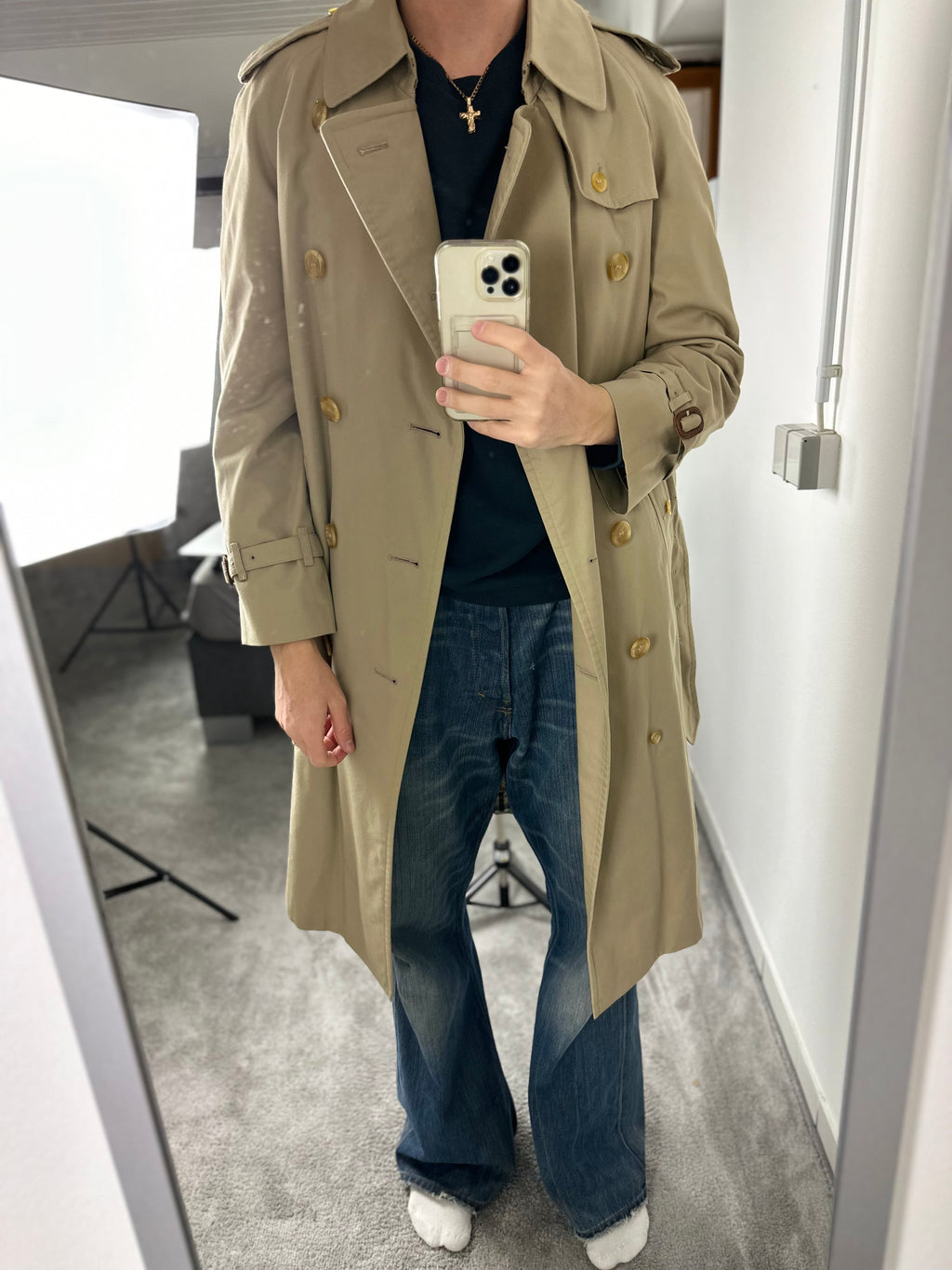 Burberrys Trenchcoat (44/XS) including Inlet