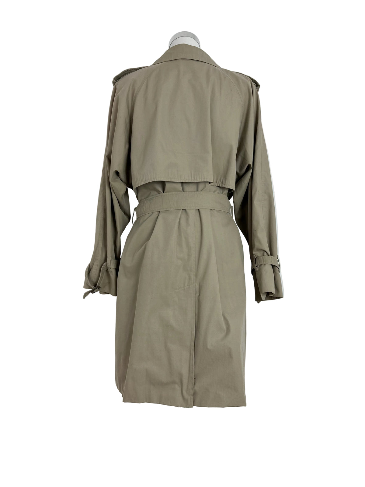 Vintage Burberry Trench Coat Beige Size 16 XL