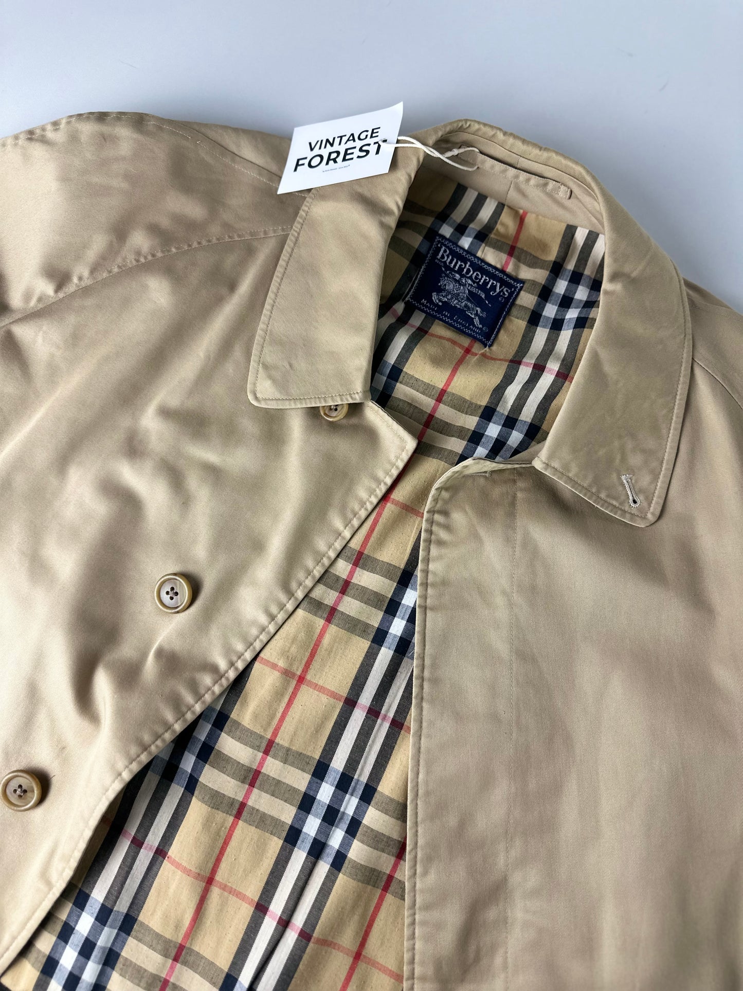 Vintage Burberry Car Coat Size 56 XL