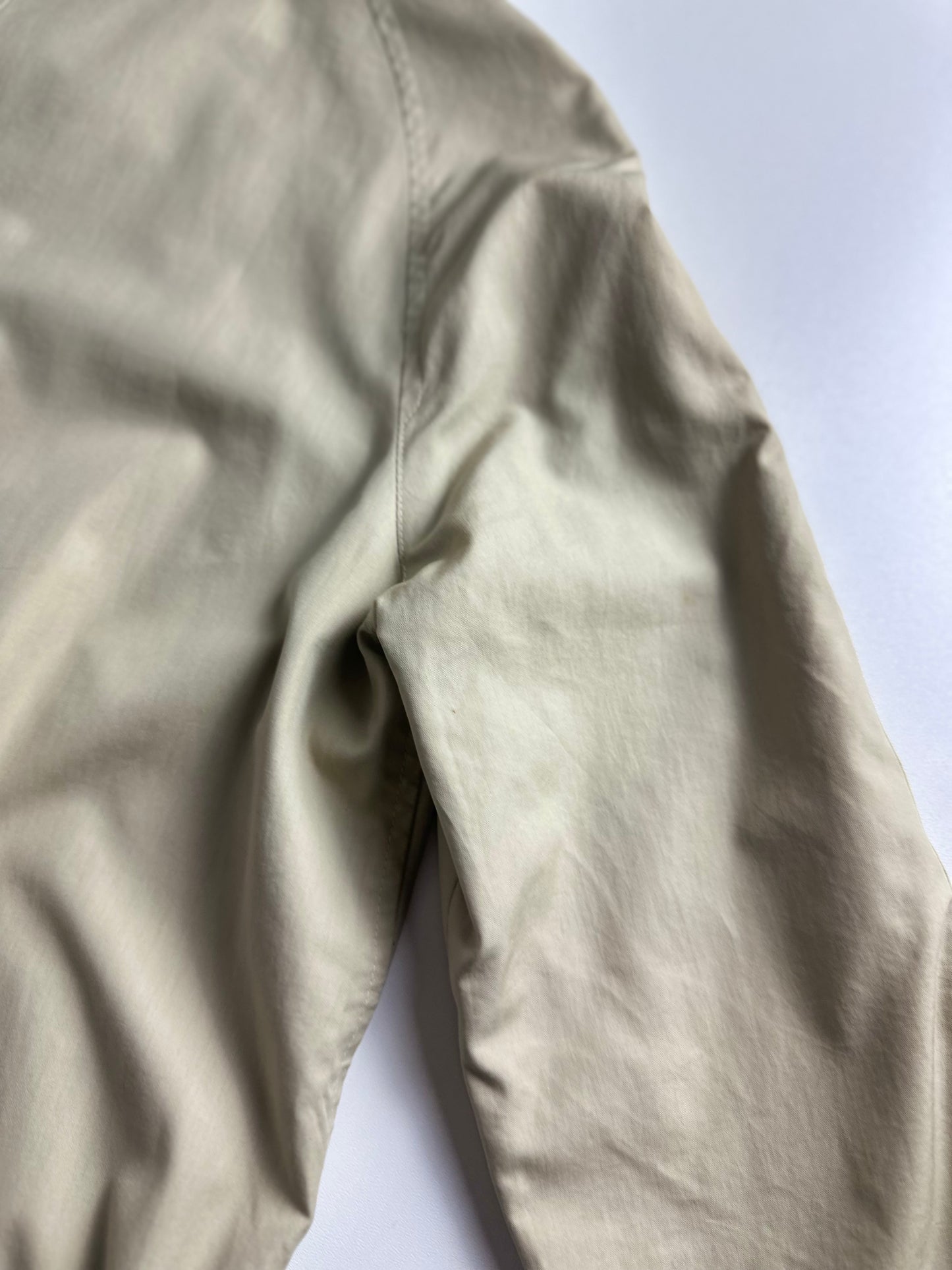 Vintage Burberry Car Coat Creme Size 10 S