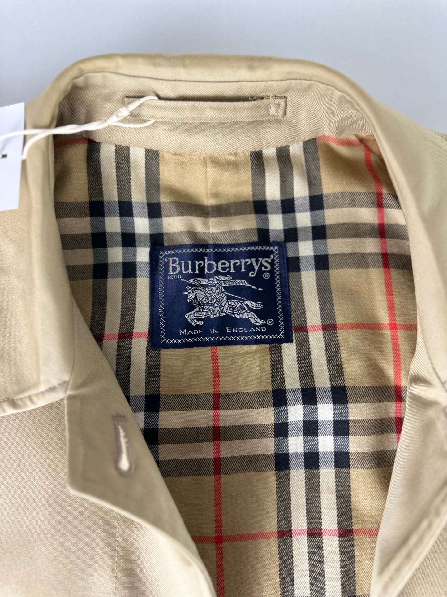 Vintage Burberry Car Coat Size 16 XL