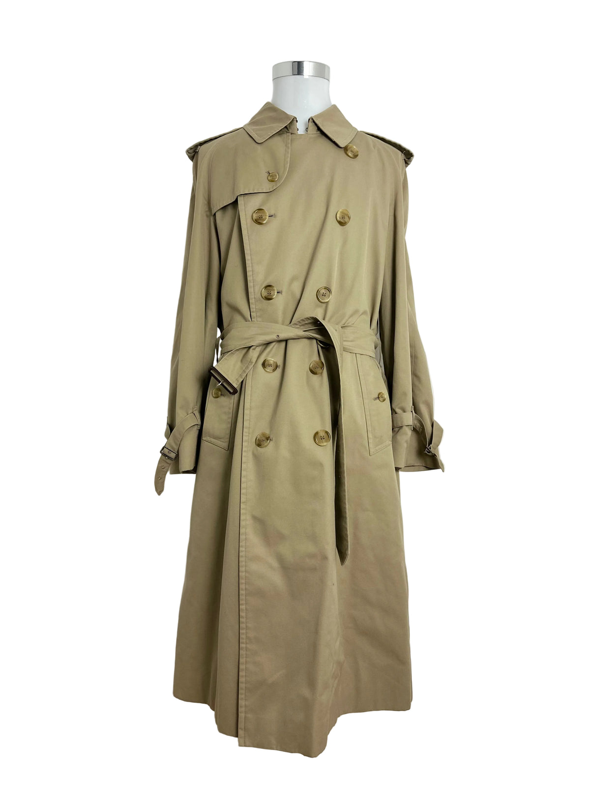 Vintage Burberry Trench Coat Beige Size 54 XL