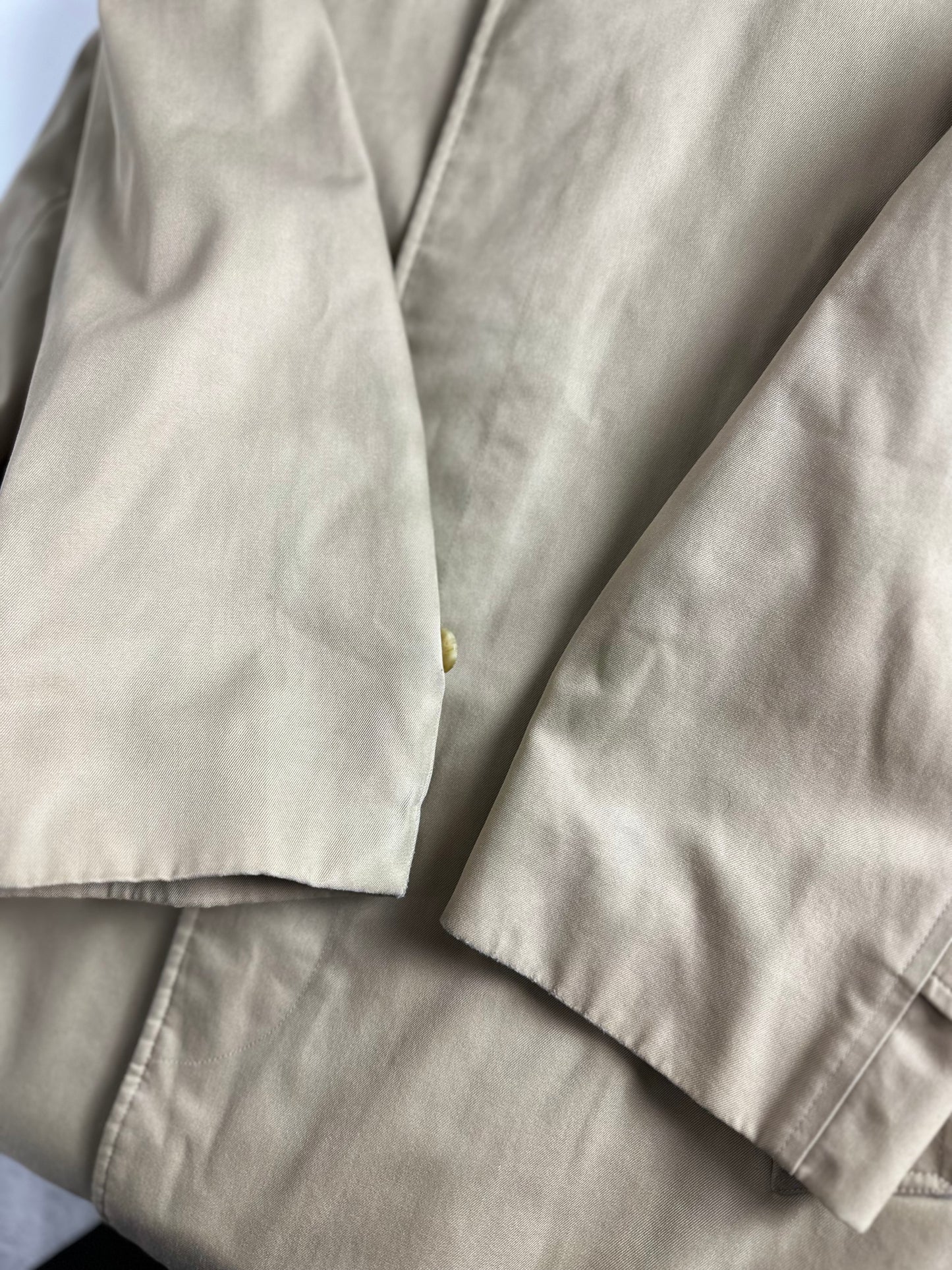Vintage Burberry Car Coat Beige Size 46 S