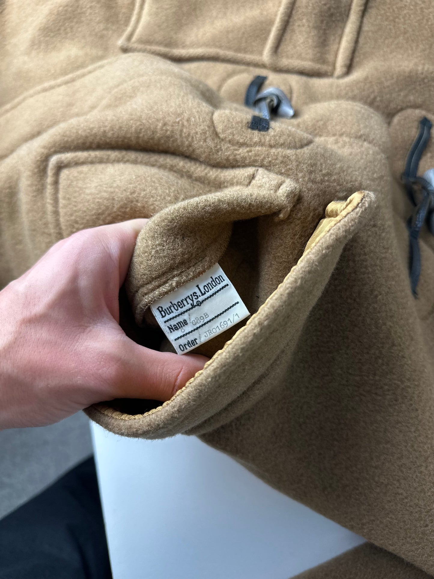 Vintage Burberry Duffle Coat Size 8 XS