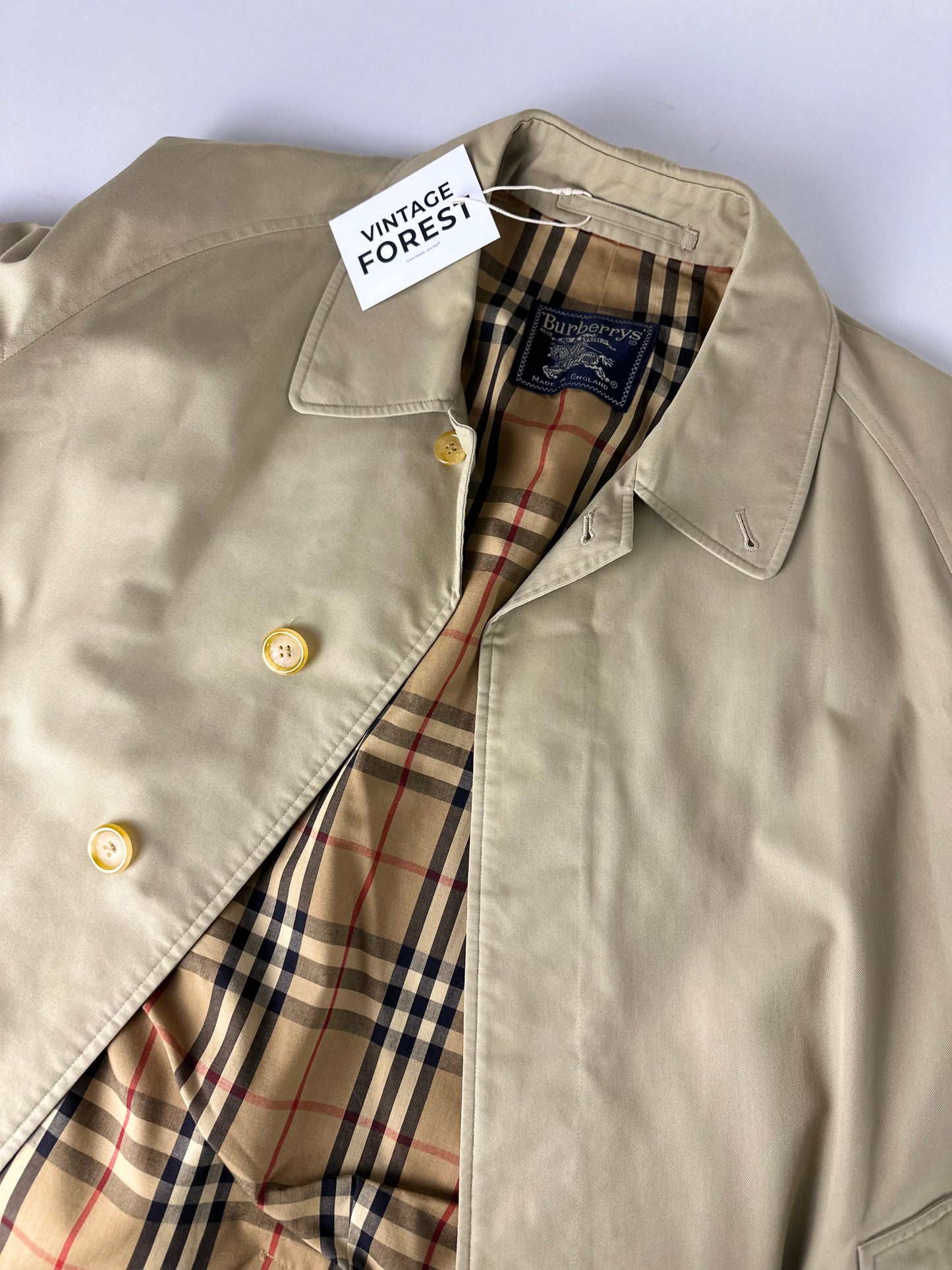 Vintage Burberry Car Coat Size 50 L