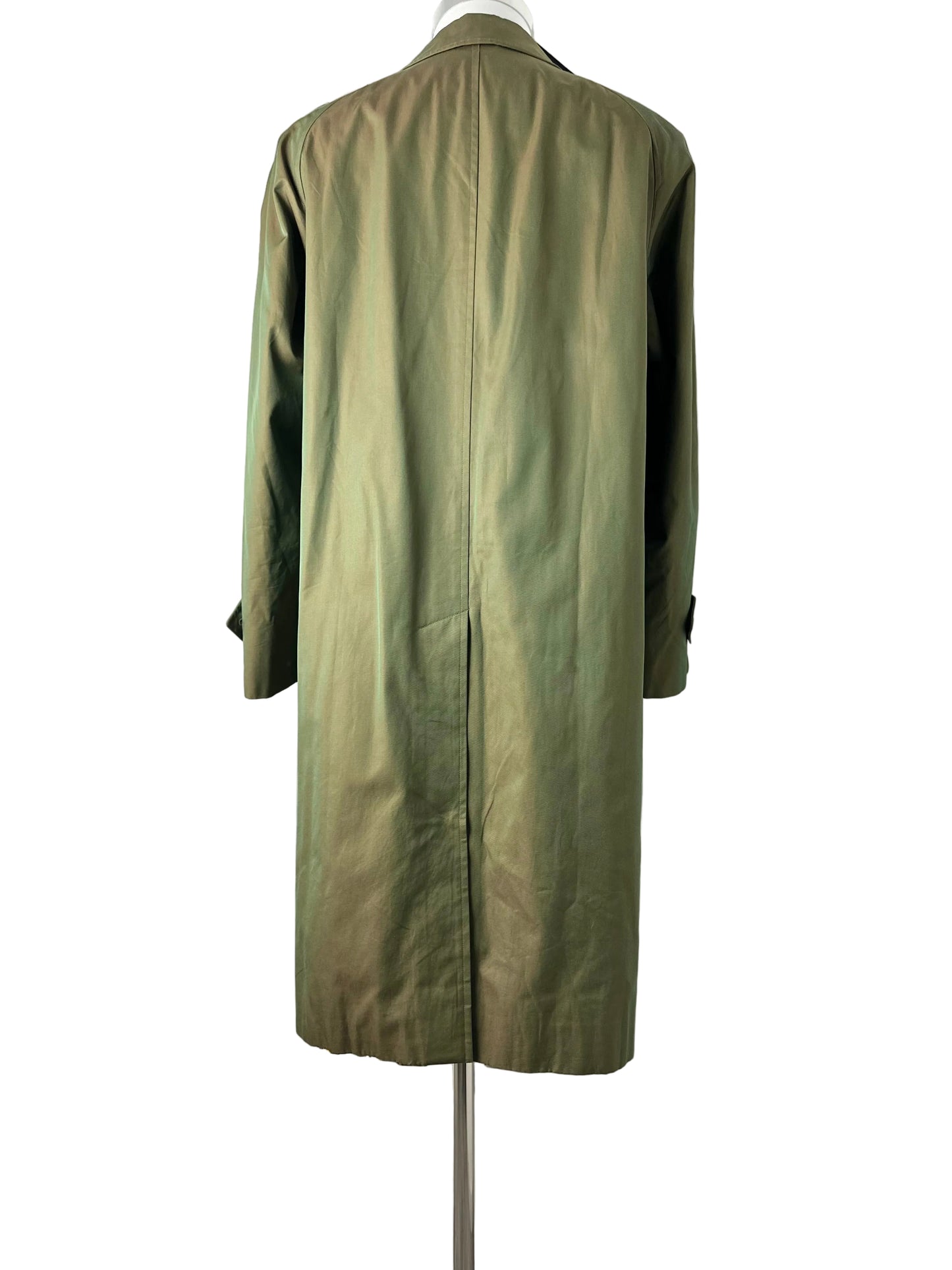 Vintage Burberry Car Coat Khaki Size 48 M