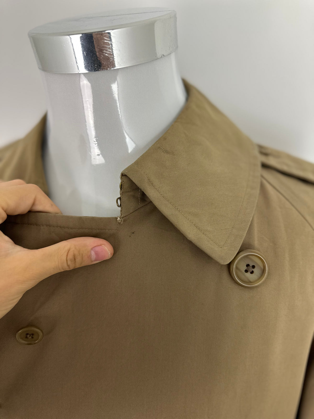 Vintage Burberry Trench Coat Beige Size 50 L