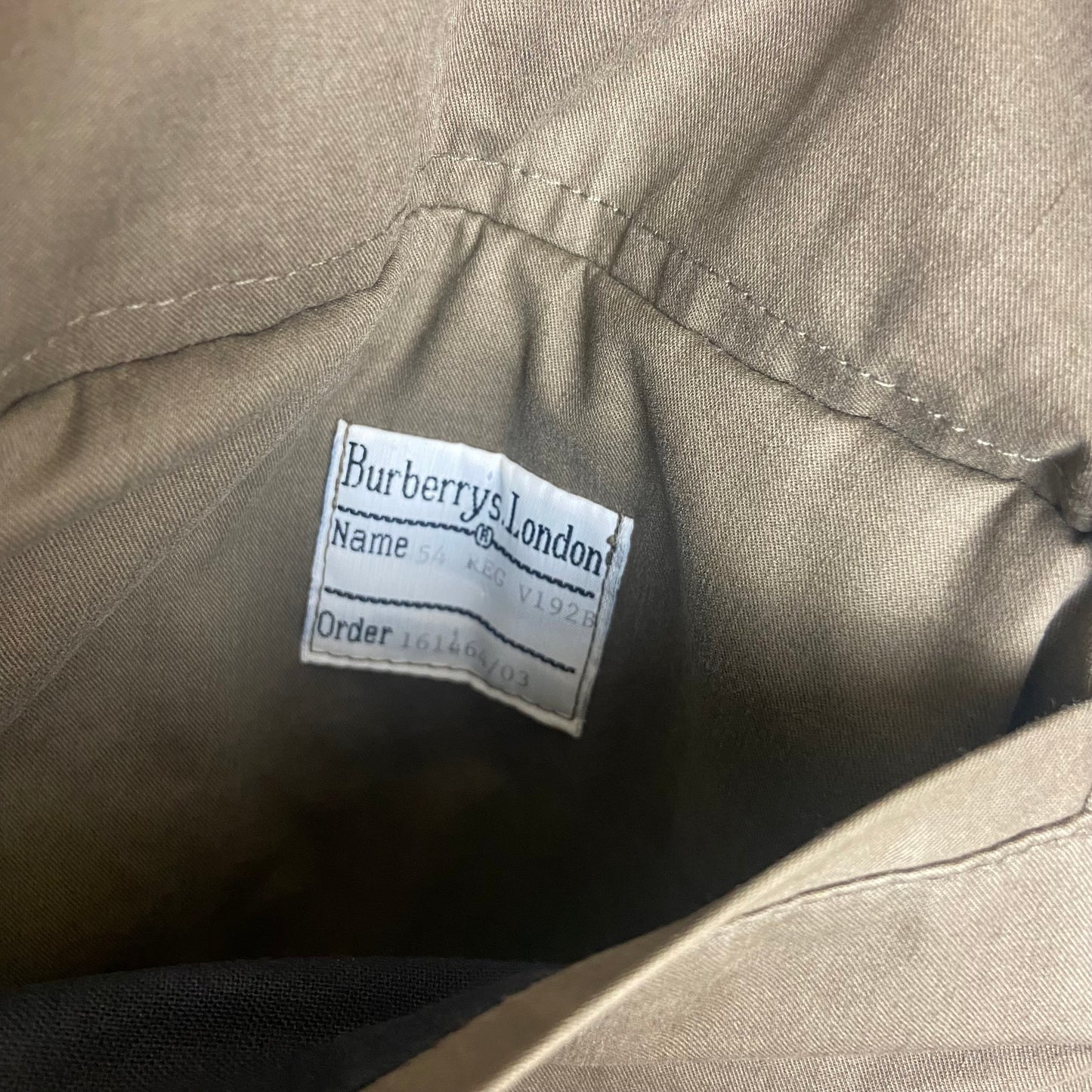 Burberry Trenchcoat Size 54/XL including Inlet
