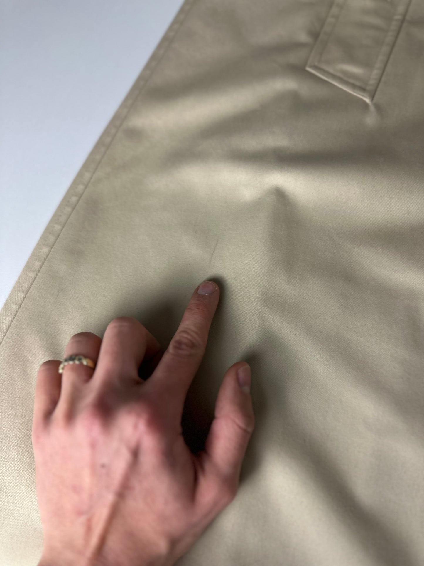 Vintage Burberry Car Coat Creme Size 10 S
