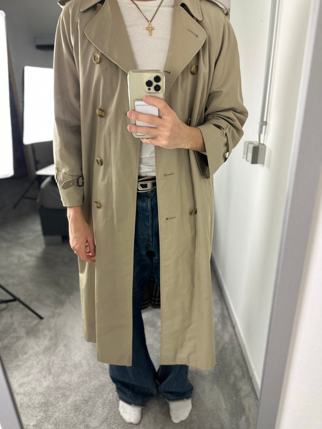 Burberrys Trenchcoat (16/XL) including Inlet